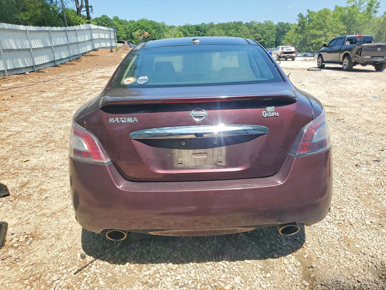 2014 Nissan Maxima 3.5 Sv Maroon vin: 1N4AA5AP4EC436212