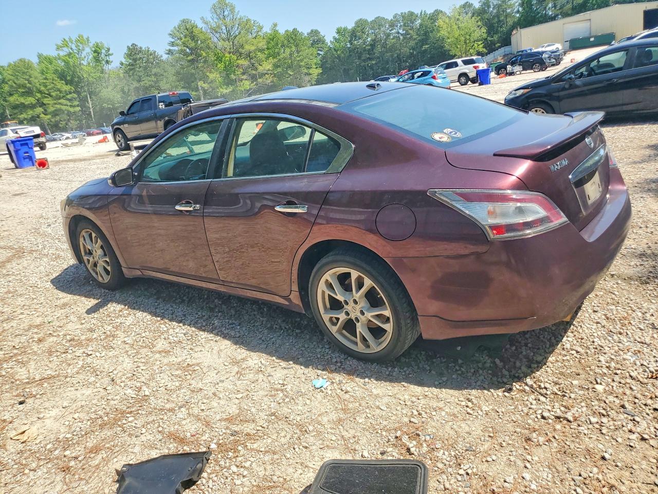 2014 Nissan Maxima 3.5 Sv Maroon vin: 1N4AA5AP4EC436212