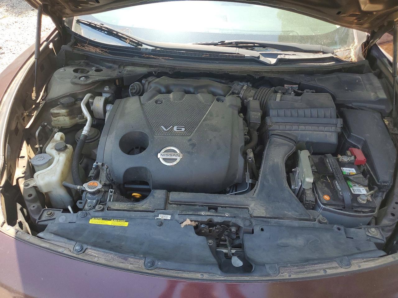 2014 Nissan Maxima 3.5 Sv Maroon vin: 1N4AA5AP4EC436212