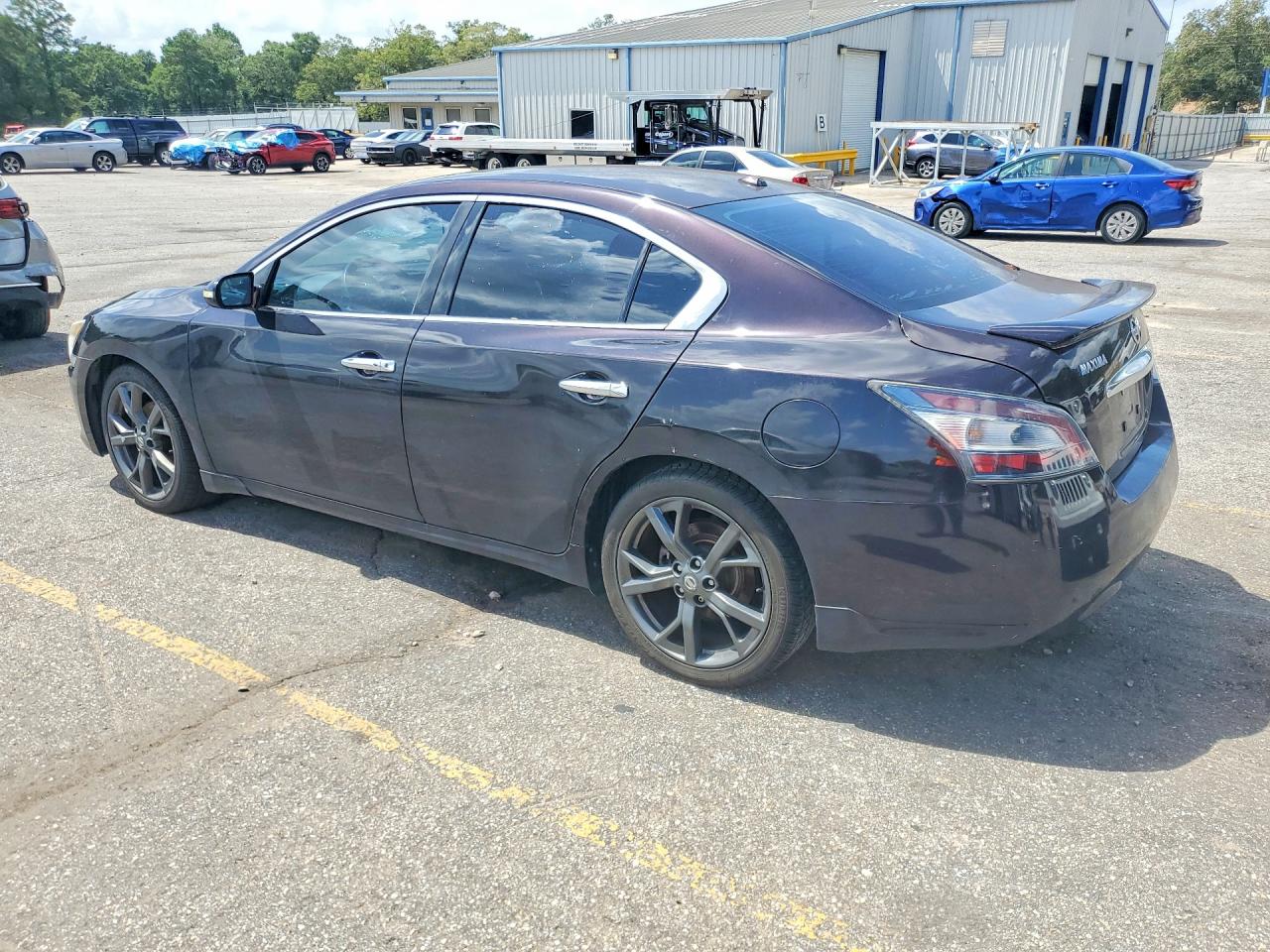 2014 Nissan Maxima 3.5 Sv Фиолетовый vin: 1N4AA5AP4EC437148