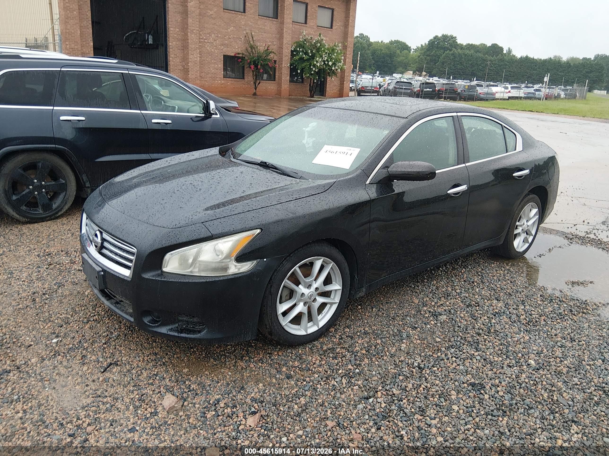 2014 Nissan Maxima 3.5 S Black vin: 1N4AA5AP4EC437537