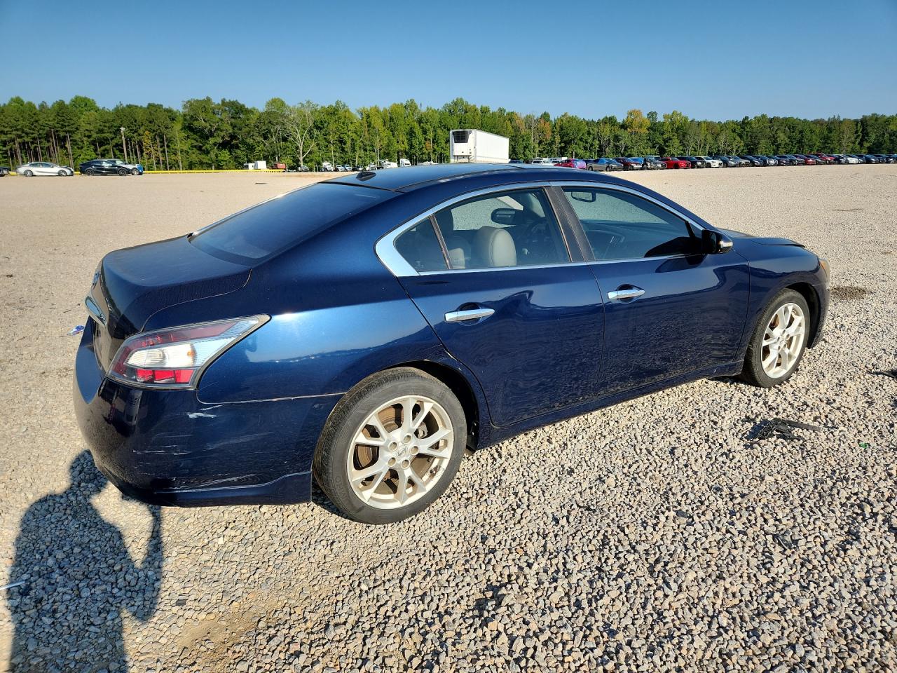 2014 Nissan Maxima 3.5 Sv Blue vin: 1N4AA5AP4EC438137