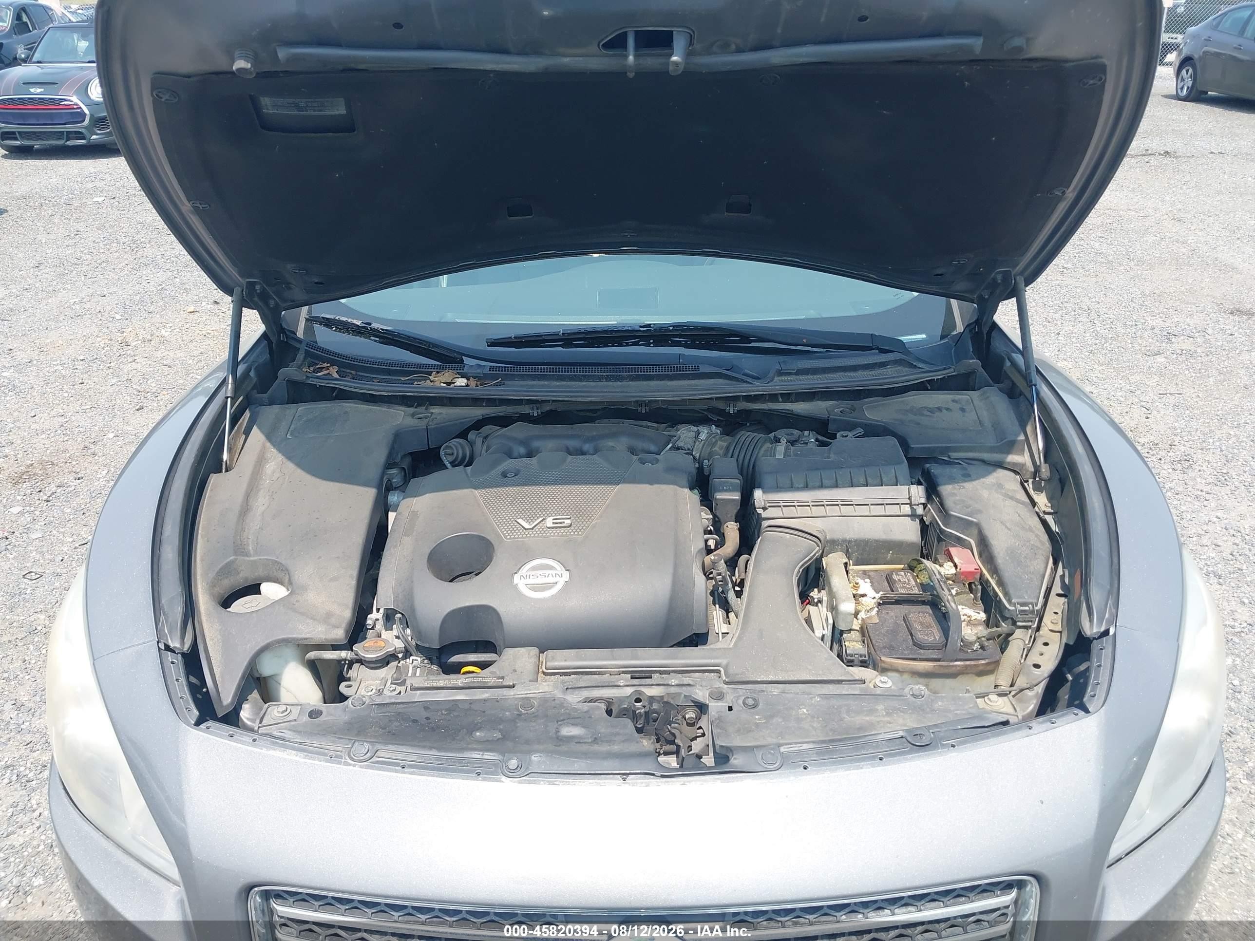 2014 Nissan Maxima 3.5 Sv Gray vin: 1N4AA5AP4EC443631