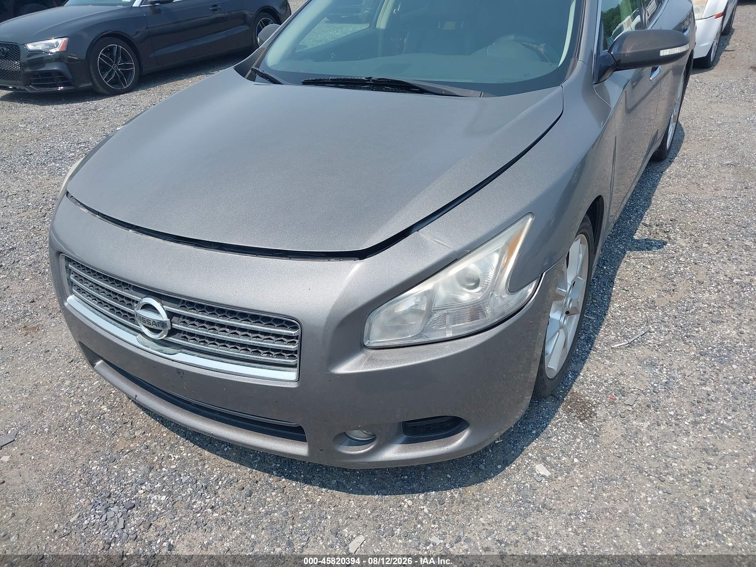 2014 Nissan Maxima 3.5 Sv Gray vin: 1N4AA5AP4EC443631