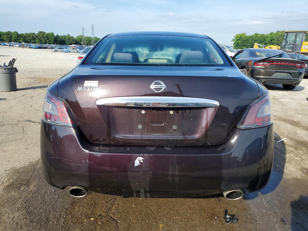 2014 Nissan Maxima 3.5 S Burgundy vin: 1N4AA5AP4EC445654