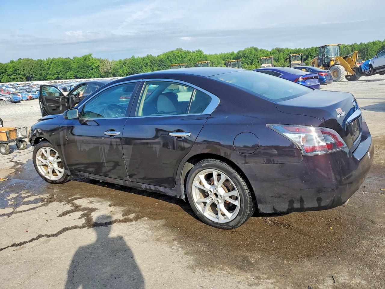 2014 Nissan Maxima 3.5 S Burgundy vin: 1N4AA5AP4EC445654