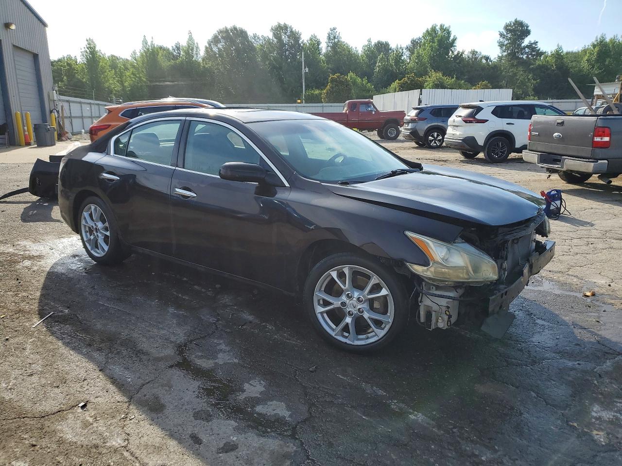 2014 Nissan Maxima 3.5 S Burgundy vin: 1N4AA5AP4EC445654