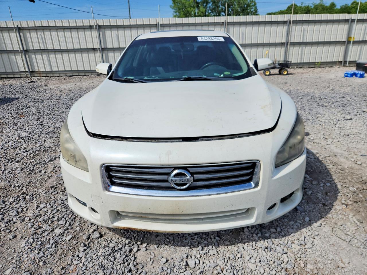 2014 Nissan Maxima 3.5 Sv White vin: 1N4AA5AP4EC445752