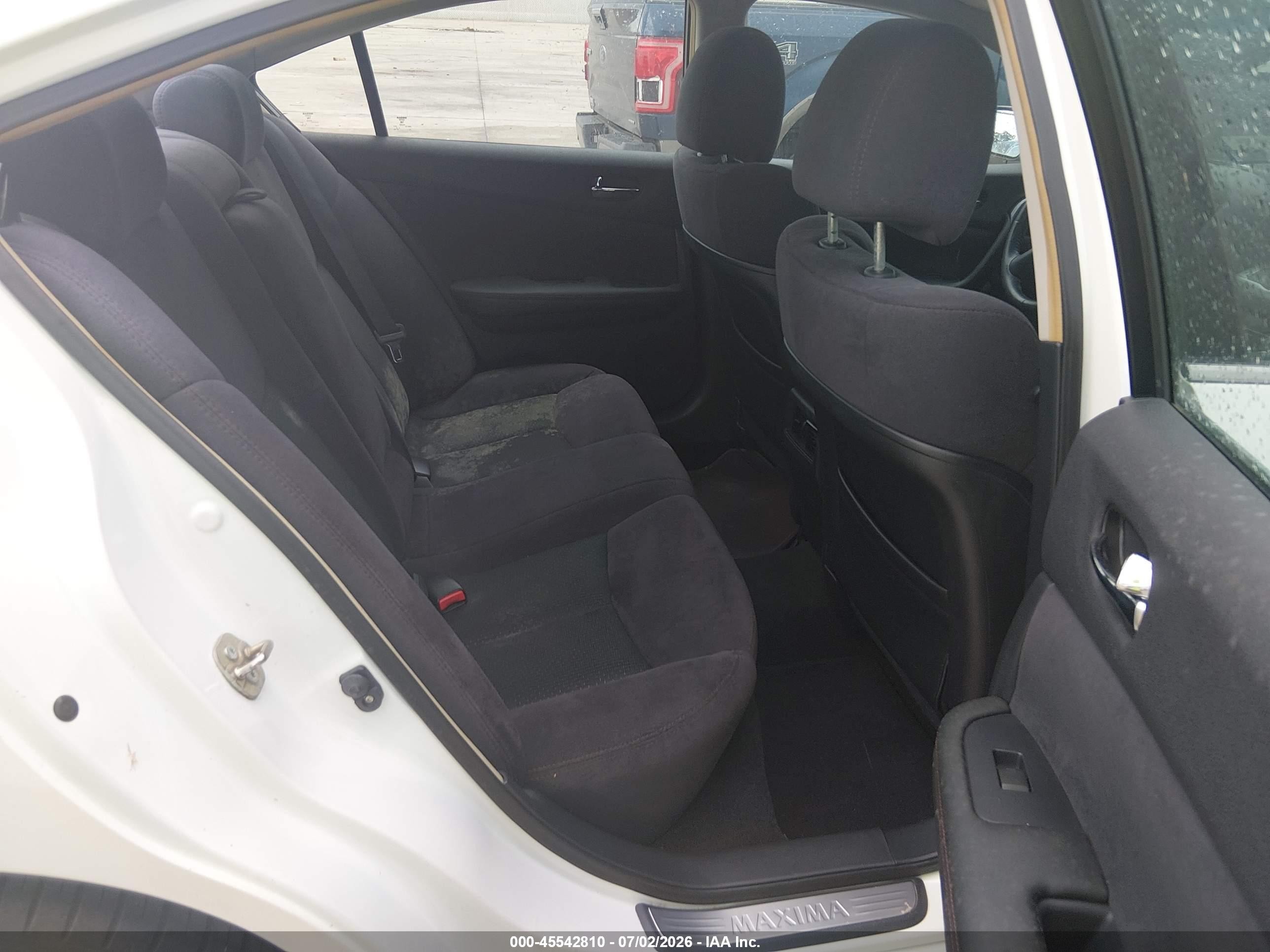 2014 Nissan Maxima 3.5 S White vin: 1N4AA5AP4EC451213