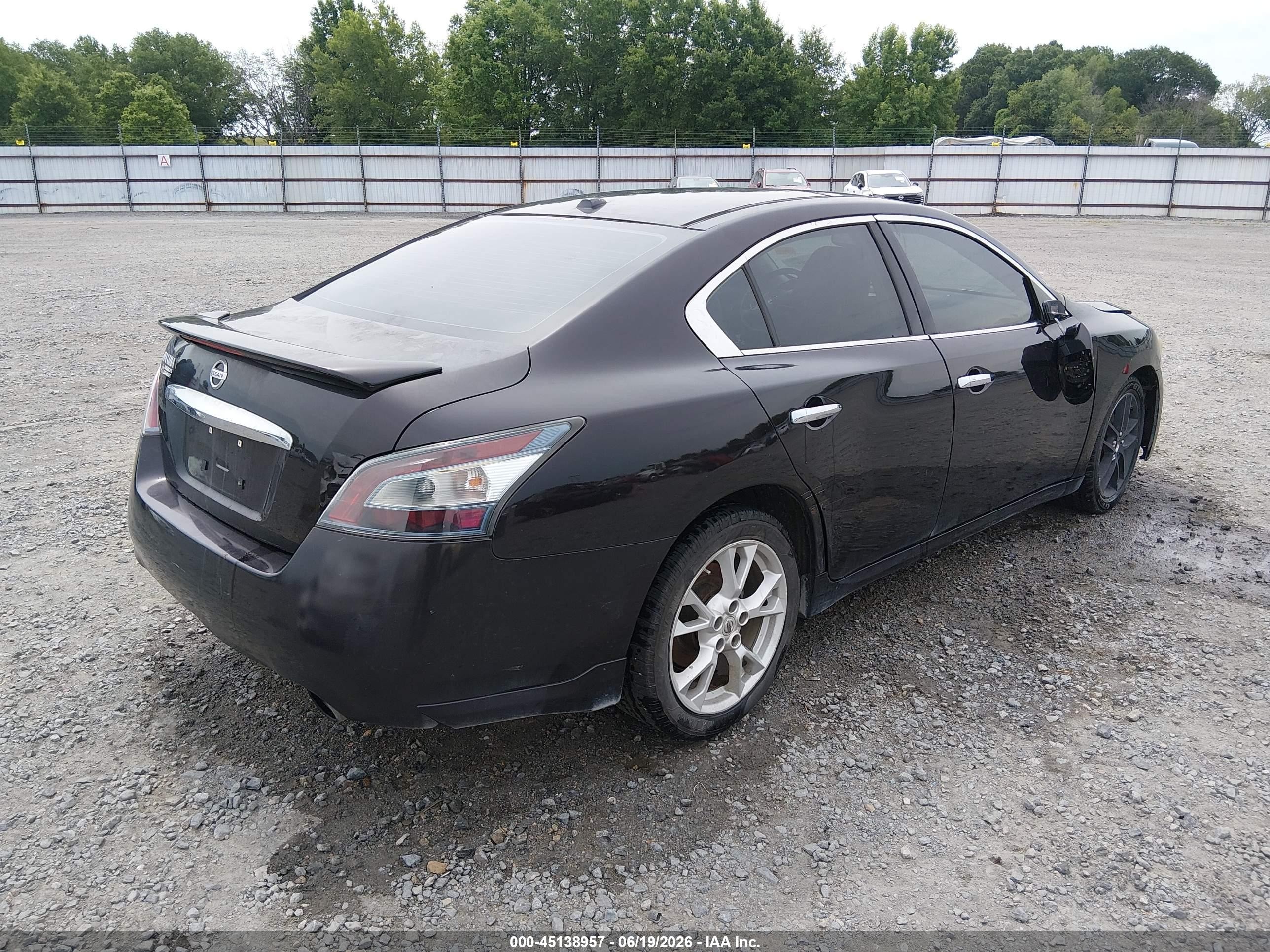 2014 Nissan Maxima 3.5 Sv Purple vin: 1N4AA5AP4EC452734