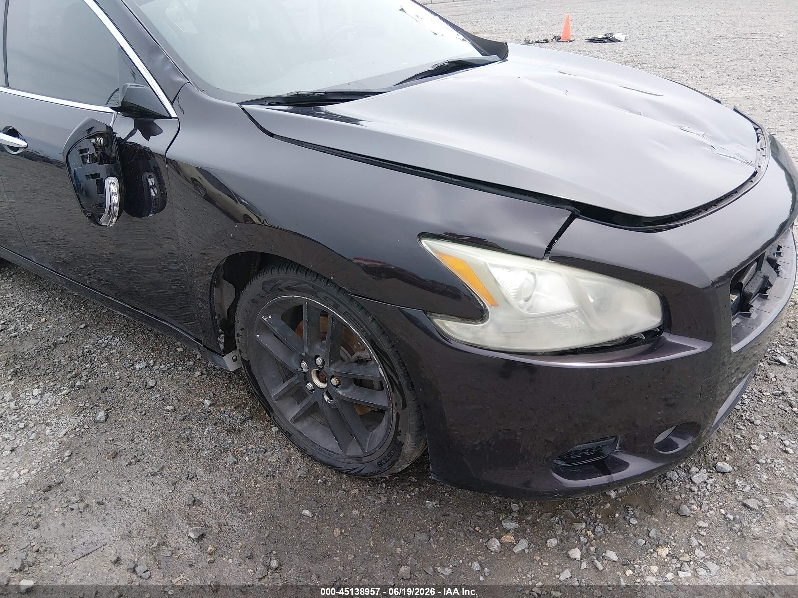 2014 Nissan Maxima 3.5 Sv Purple vin: 1N4AA5AP4EC452734