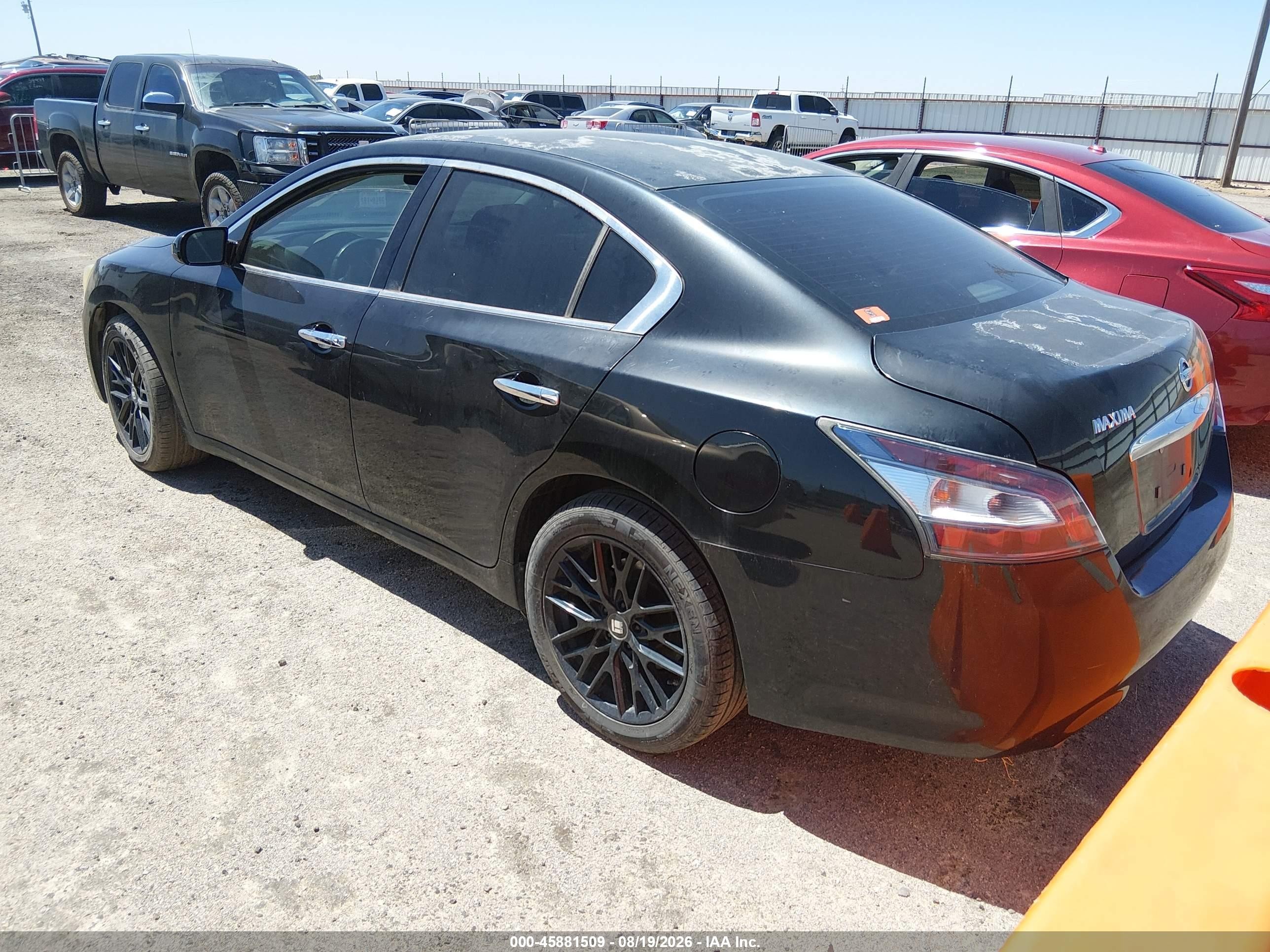 2014 Nissan Maxima 3.5 S/3.5 Sv Black vin: 1N4AA5AP4EC454337