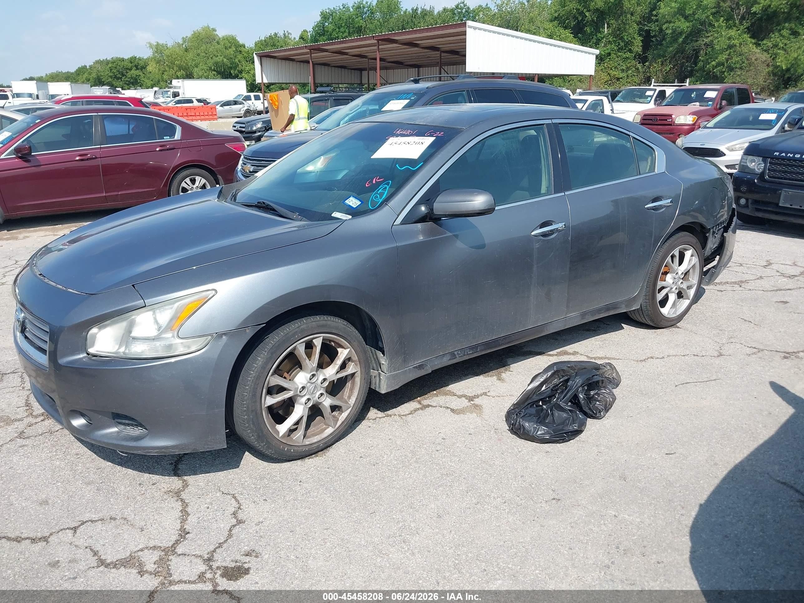 2014 Nissan Maxima 3.5 S Gray vin: 1N4AA5AP4EC464401