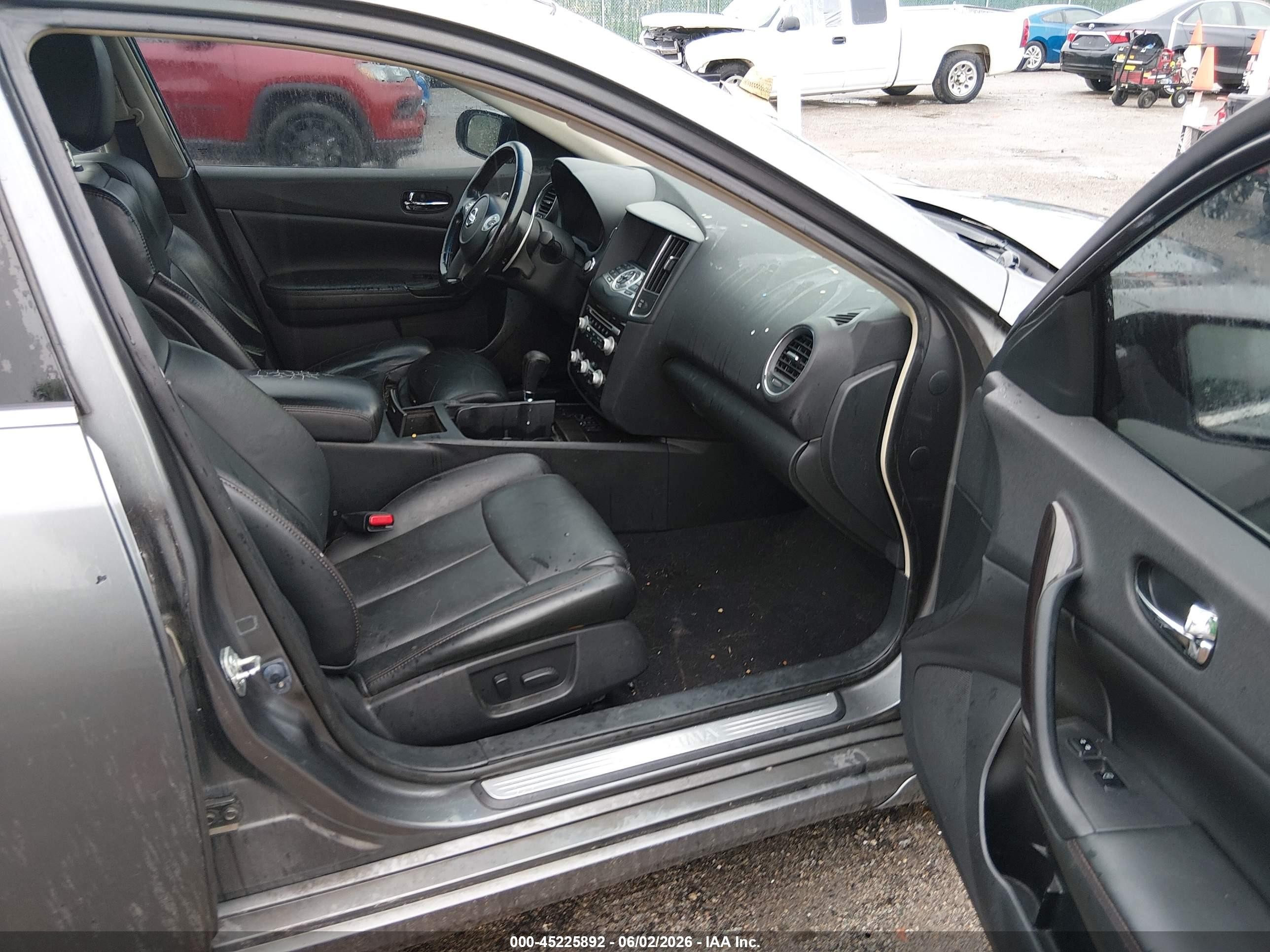 2014 Nissan Maxima 3.5 Sv Gray vin: 1N4AA5AP4EC470781