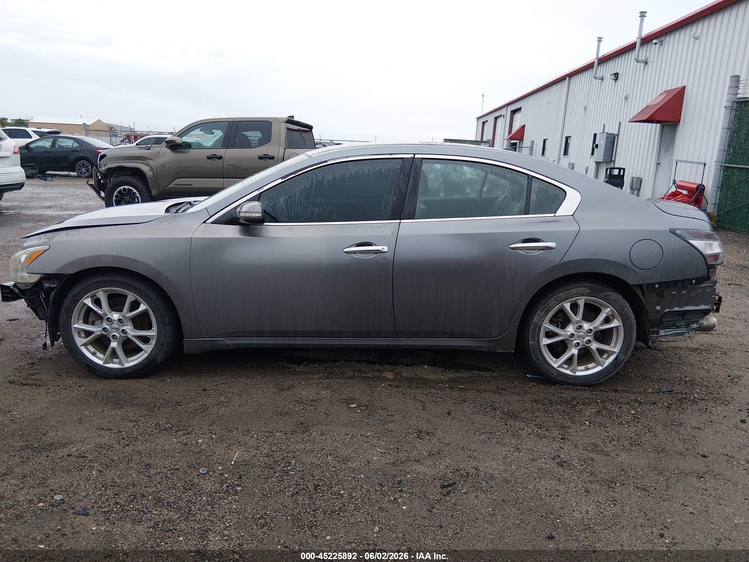 2014 Nissan Maxima 3.5 Sv Gray vin: 1N4AA5AP4EC470781
