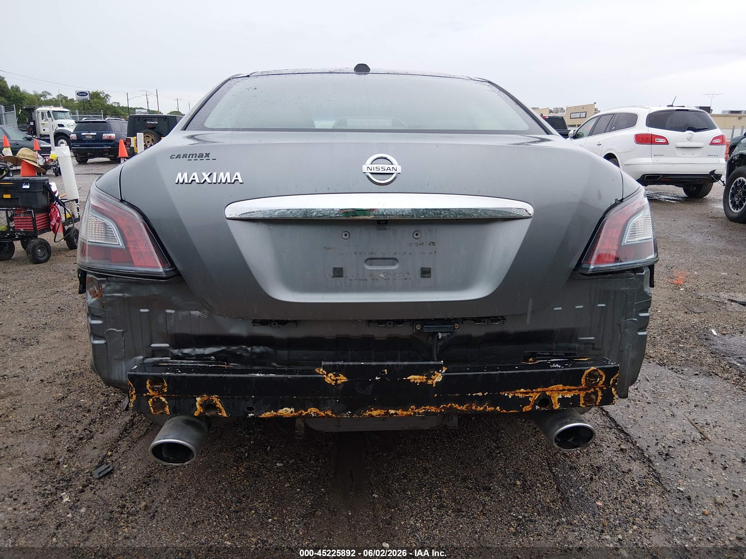 2014 Nissan Maxima 3.5 Sv Gray vin: 1N4AA5AP4EC470781