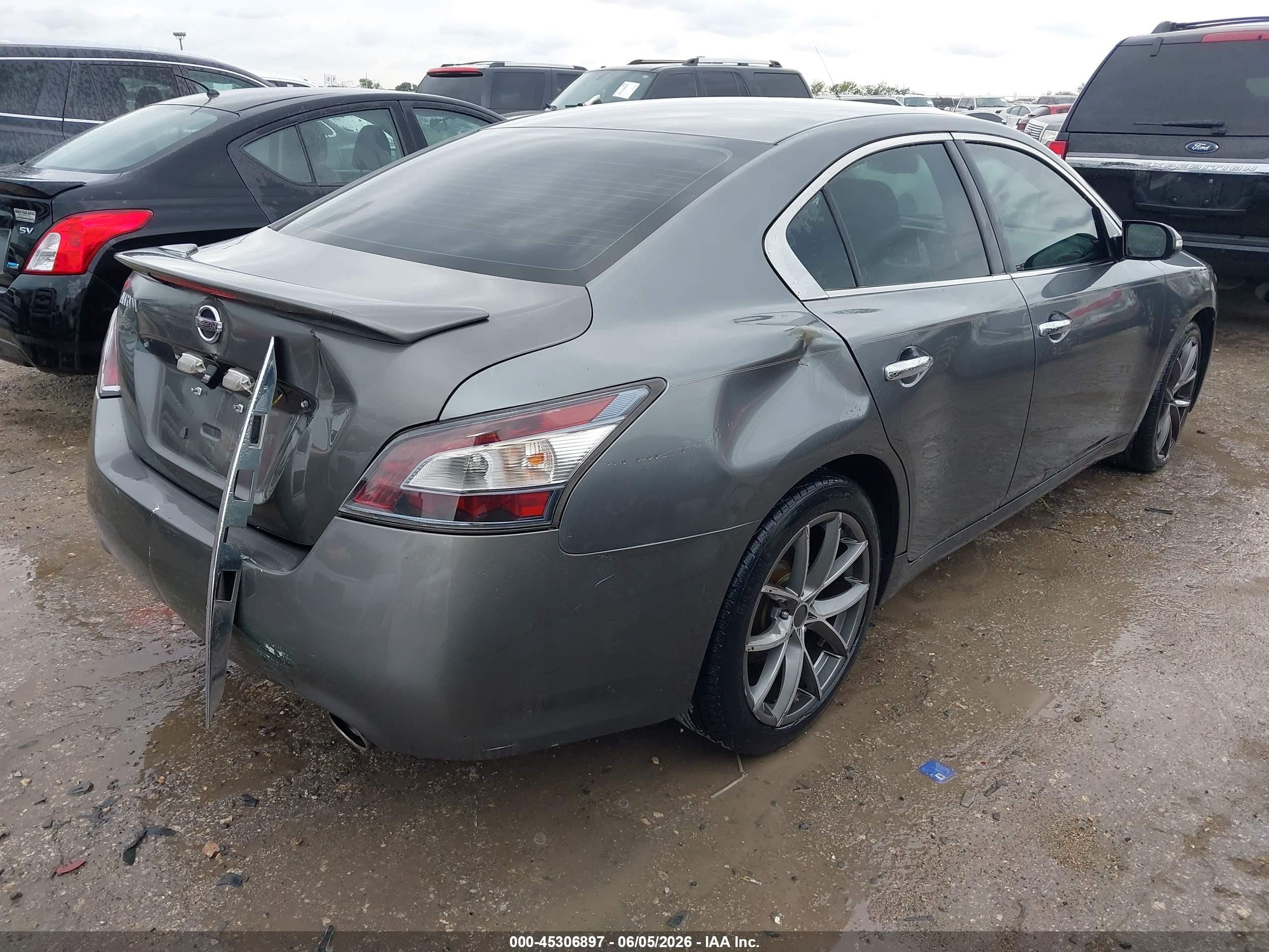 2014 Nissan Maxima 3.5 S Gray vin: 1N4AA5AP4EC470957