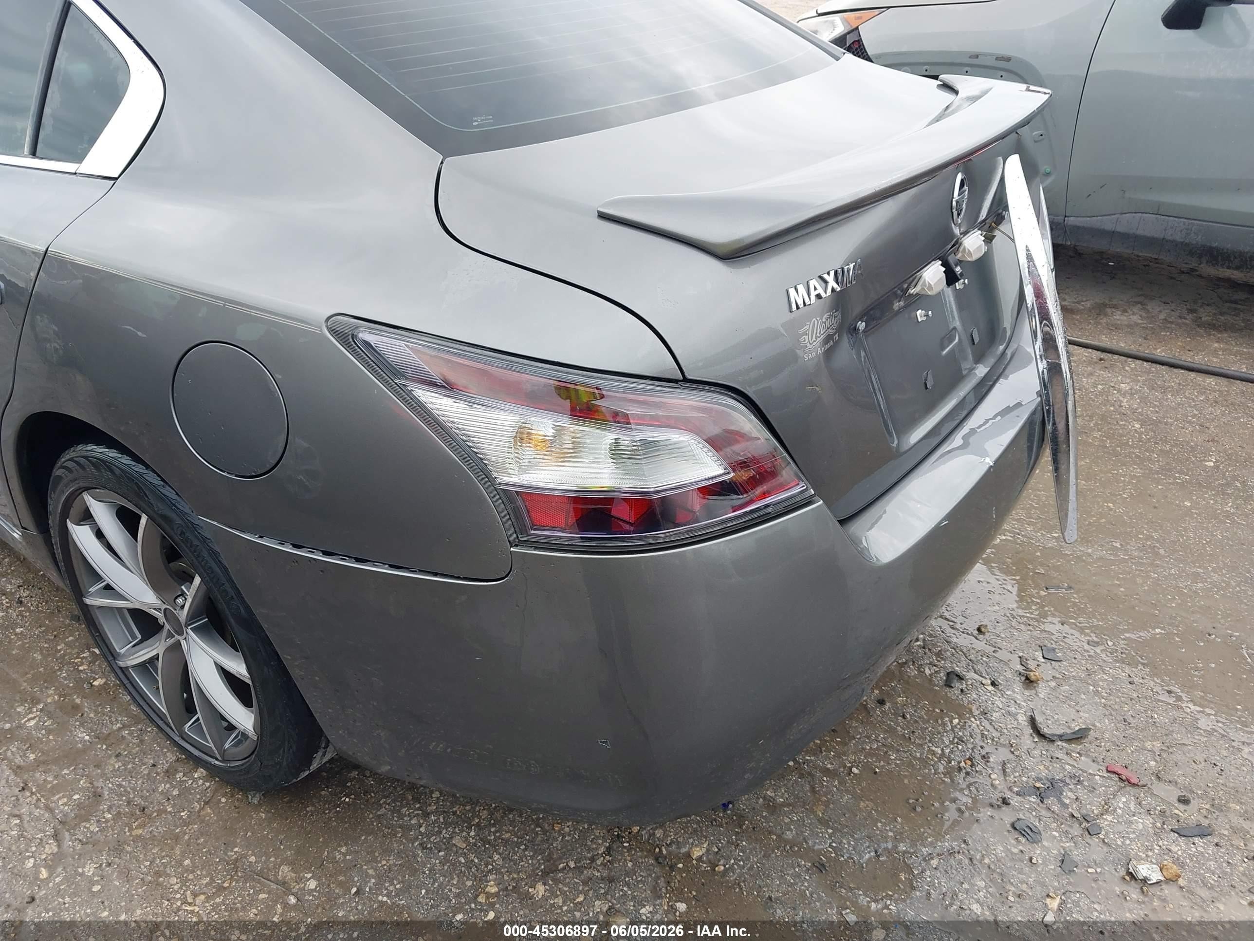 2014 Nissan Maxima 3.5 S Gray vin: 1N4AA5AP4EC470957
