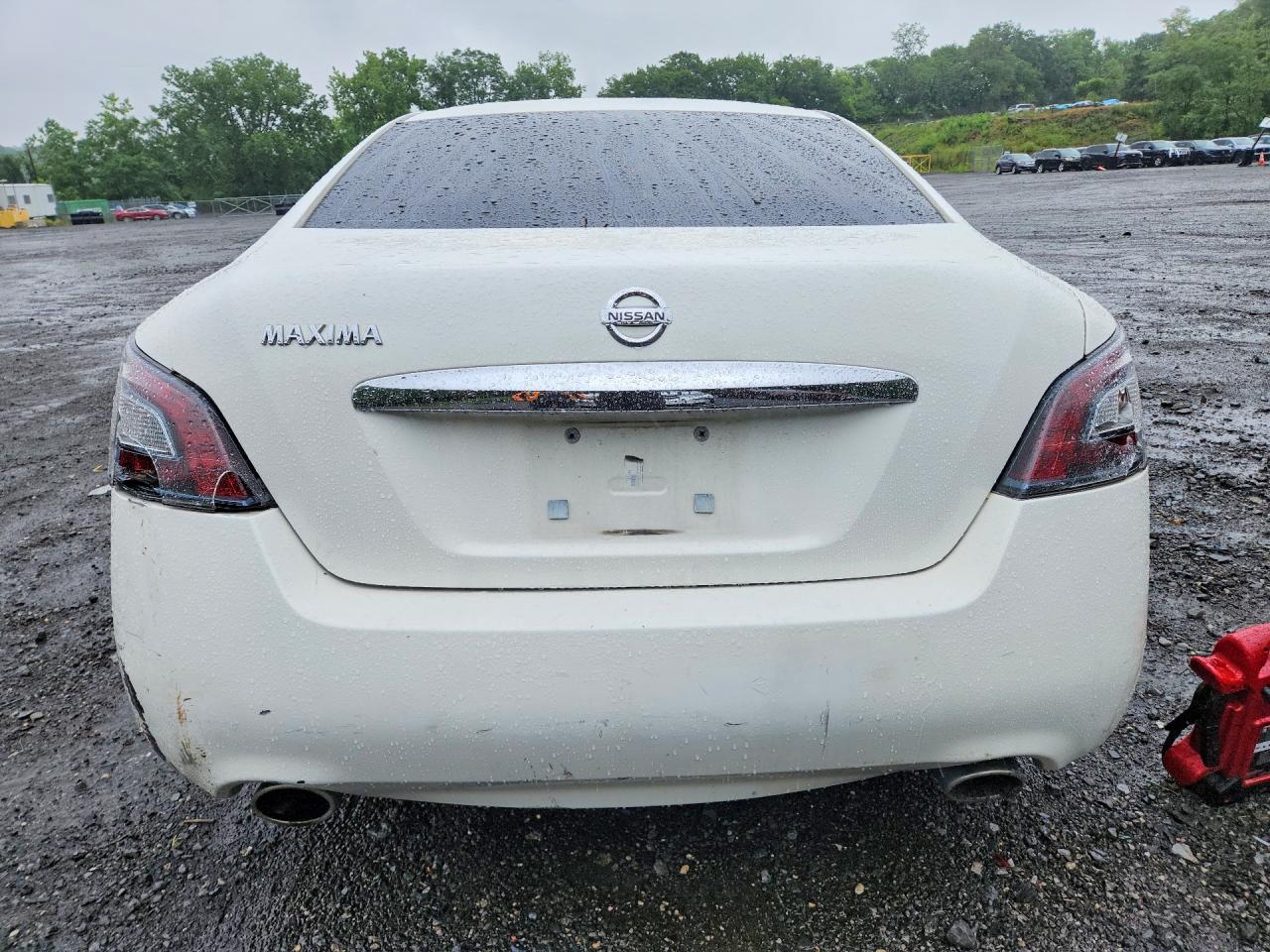 2014 Nissan Maxima 3.5 S White vin: 1N4AA5AP4EC482347