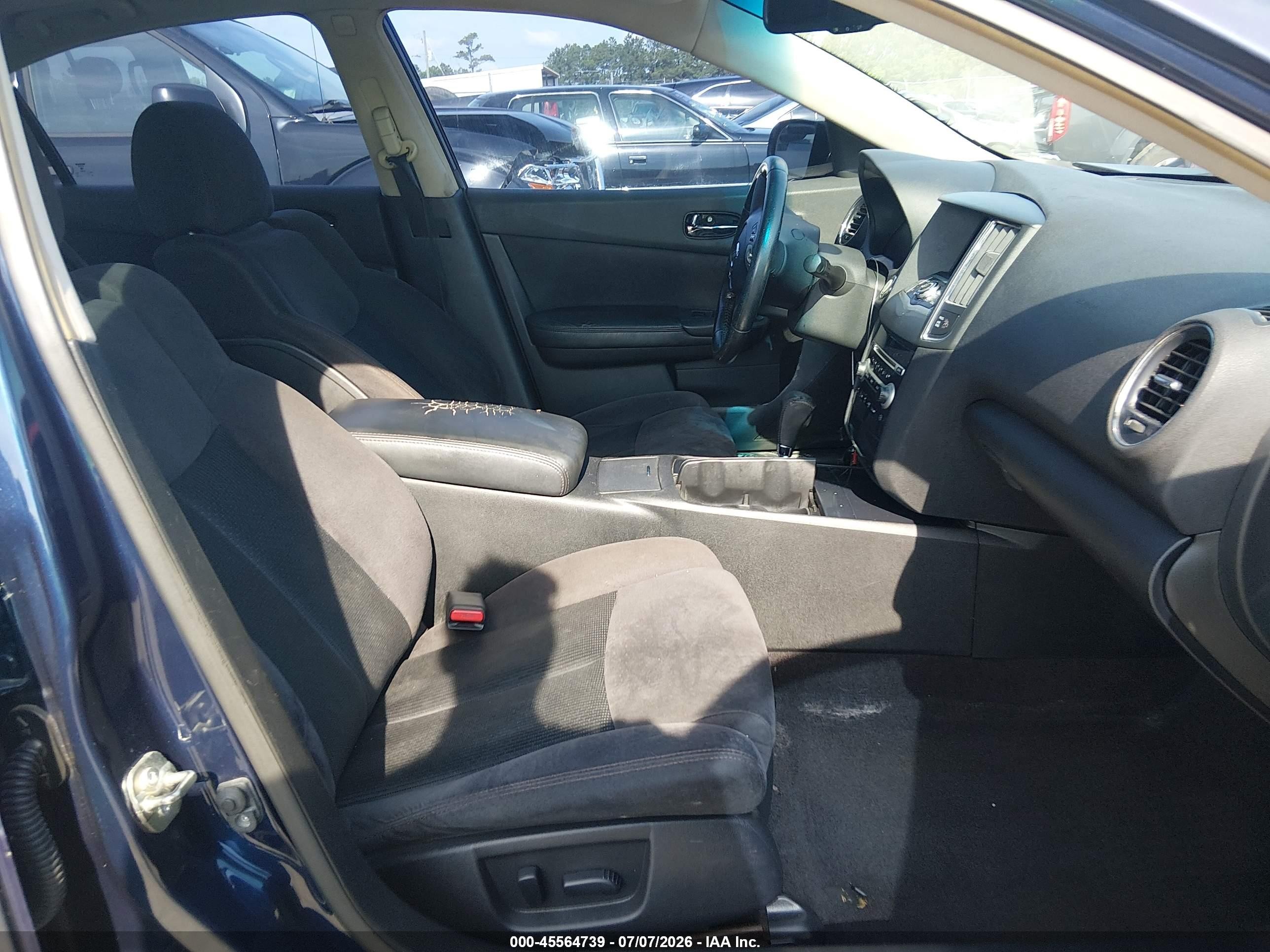 2014 Nissan Maxima 3.5 S/3.5 Sv Dark Blue vin: 1N4AA5AP4EC483143