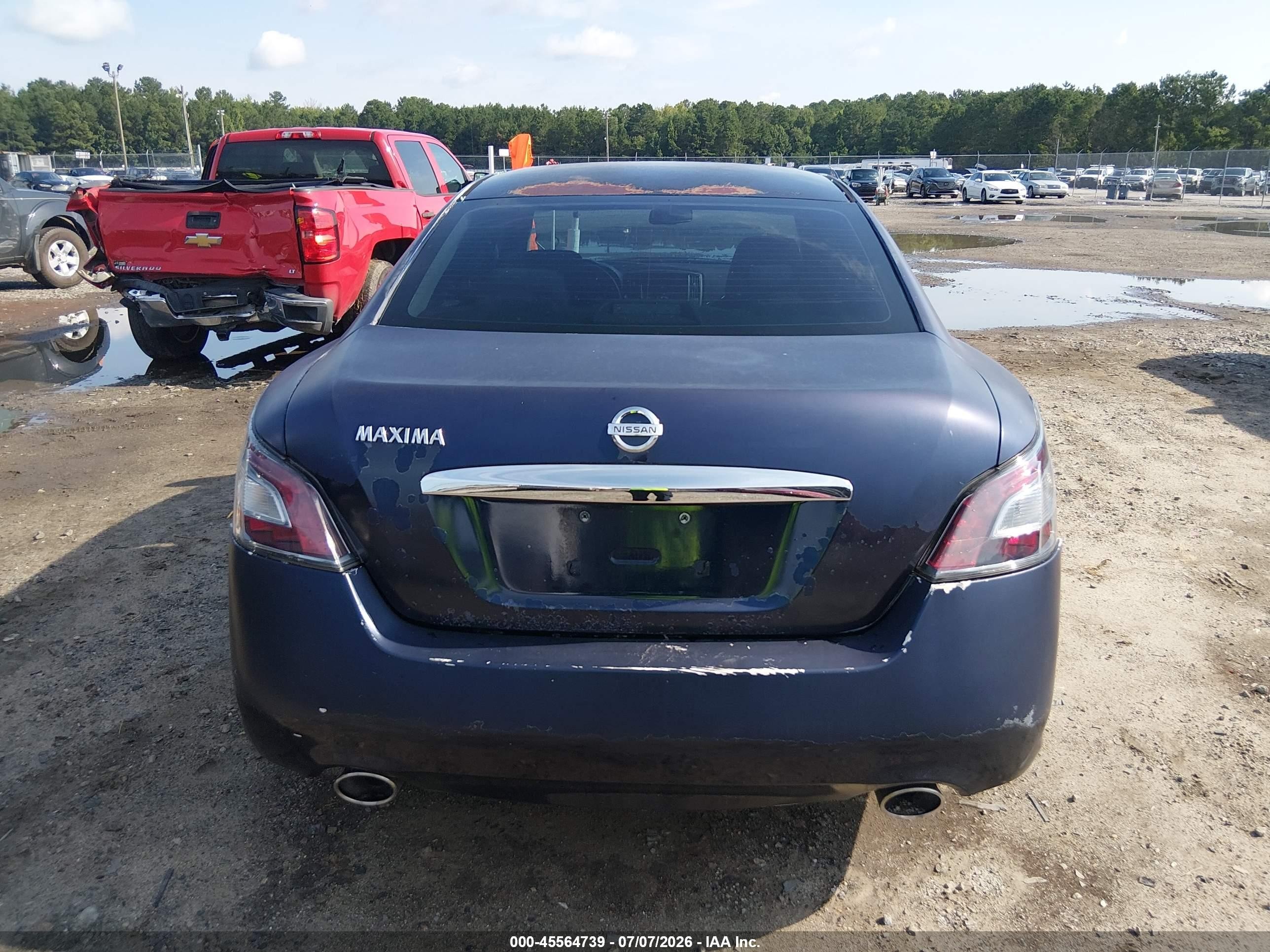 2014 Nissan Maxima 3.5 S/3.5 Sv Dark Blue vin: 1N4AA5AP4EC483143