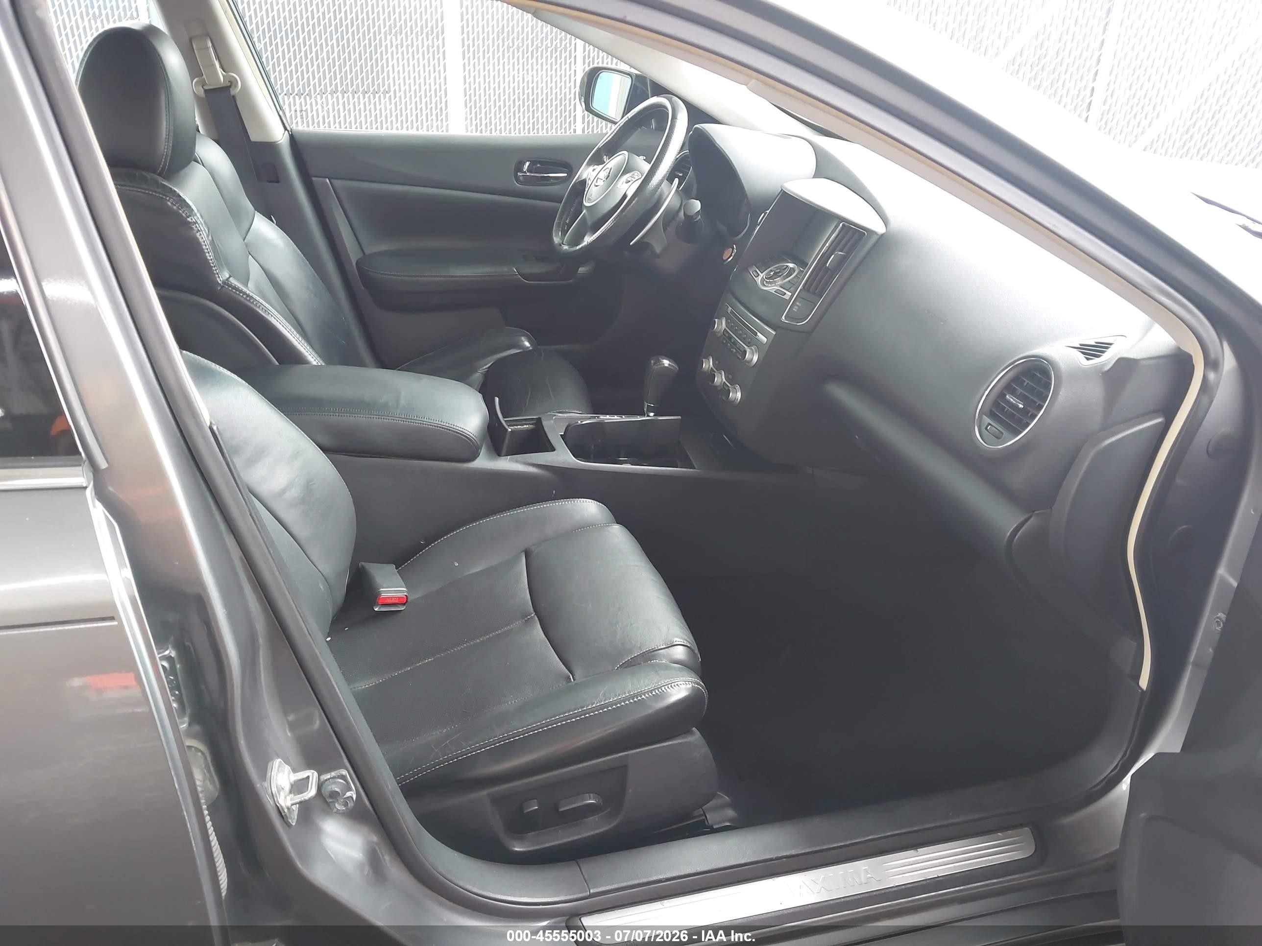 2014 Nissan Maxima 3.5 Sv Gray vin: 1N4AA5AP4EC483787