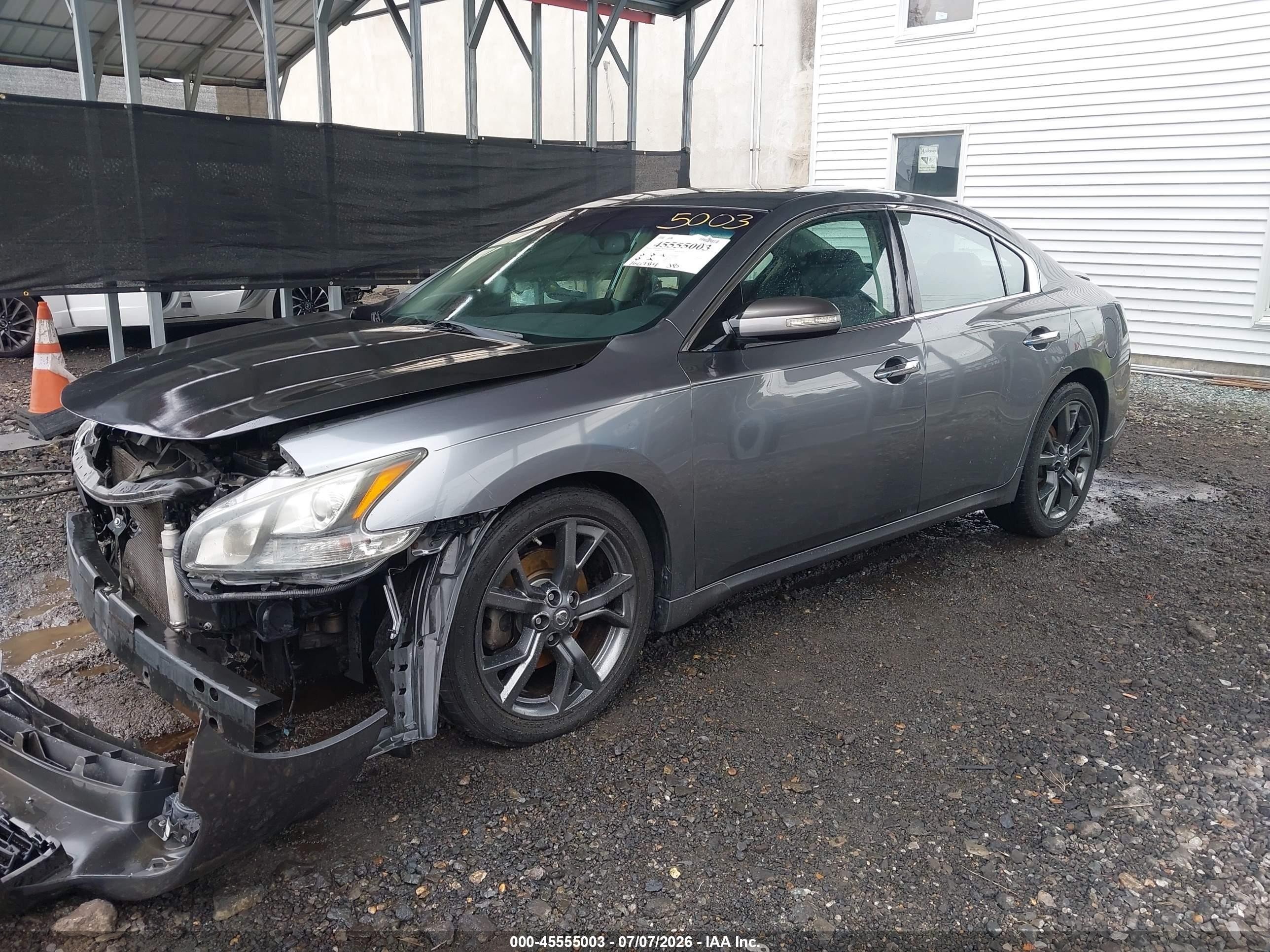 2014 Nissan Maxima 3.5 Sv Gray vin: 1N4AA5AP4EC483787