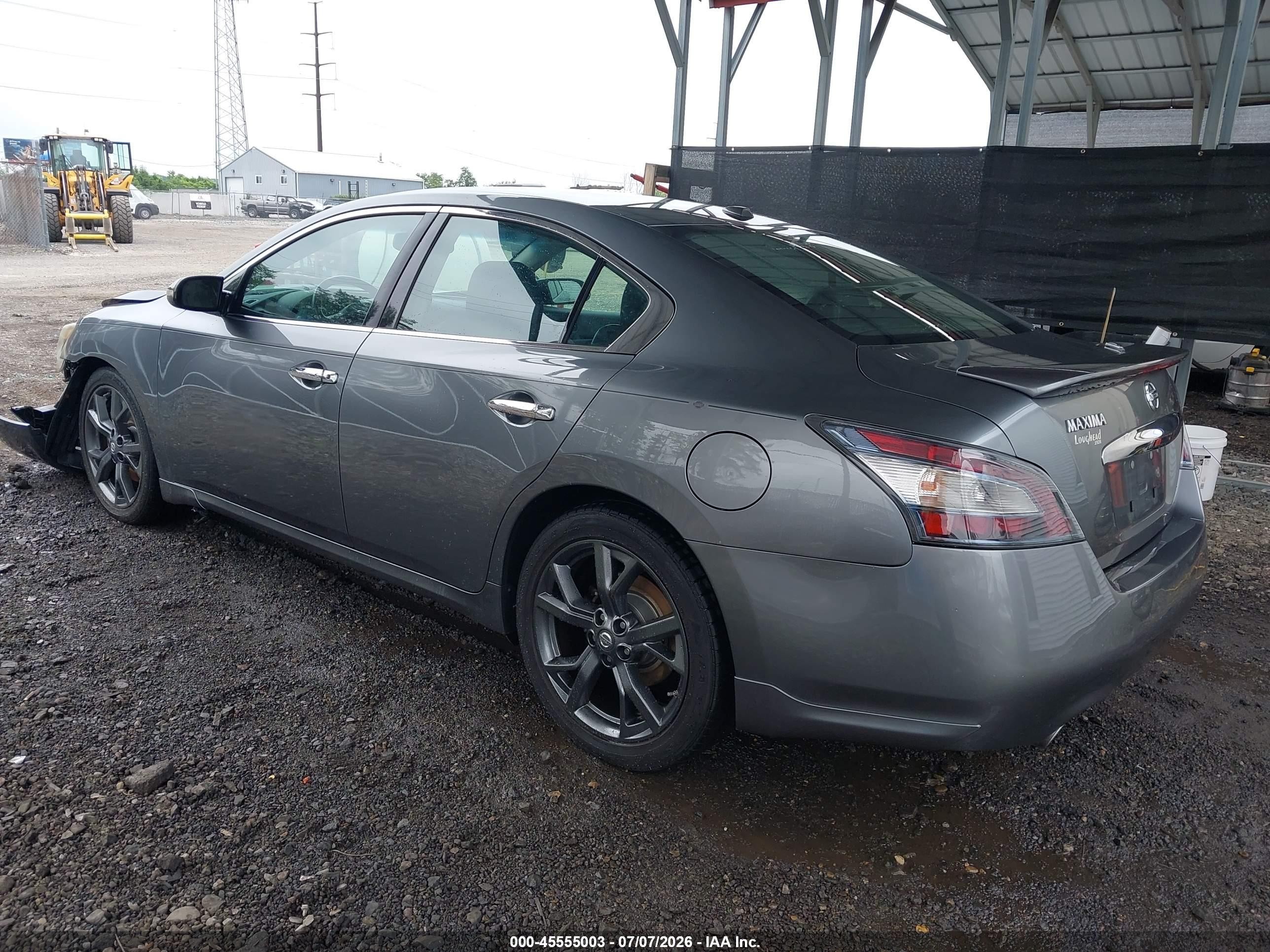 2014 Nissan Maxima 3.5 Sv Gray vin: 1N4AA5AP4EC483787