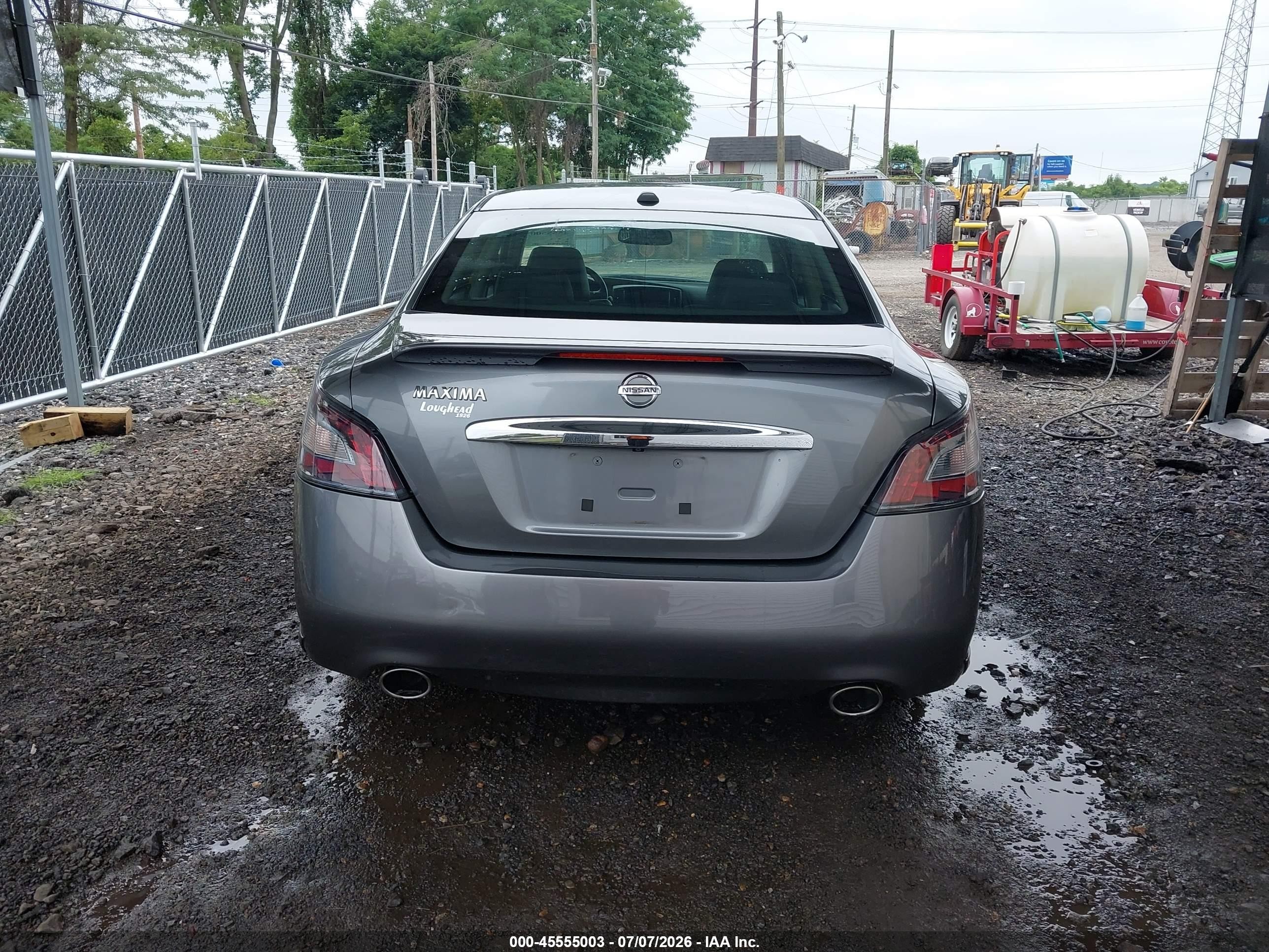 2014 Nissan Maxima 3.5 Sv Gray vin: 1N4AA5AP4EC483787
