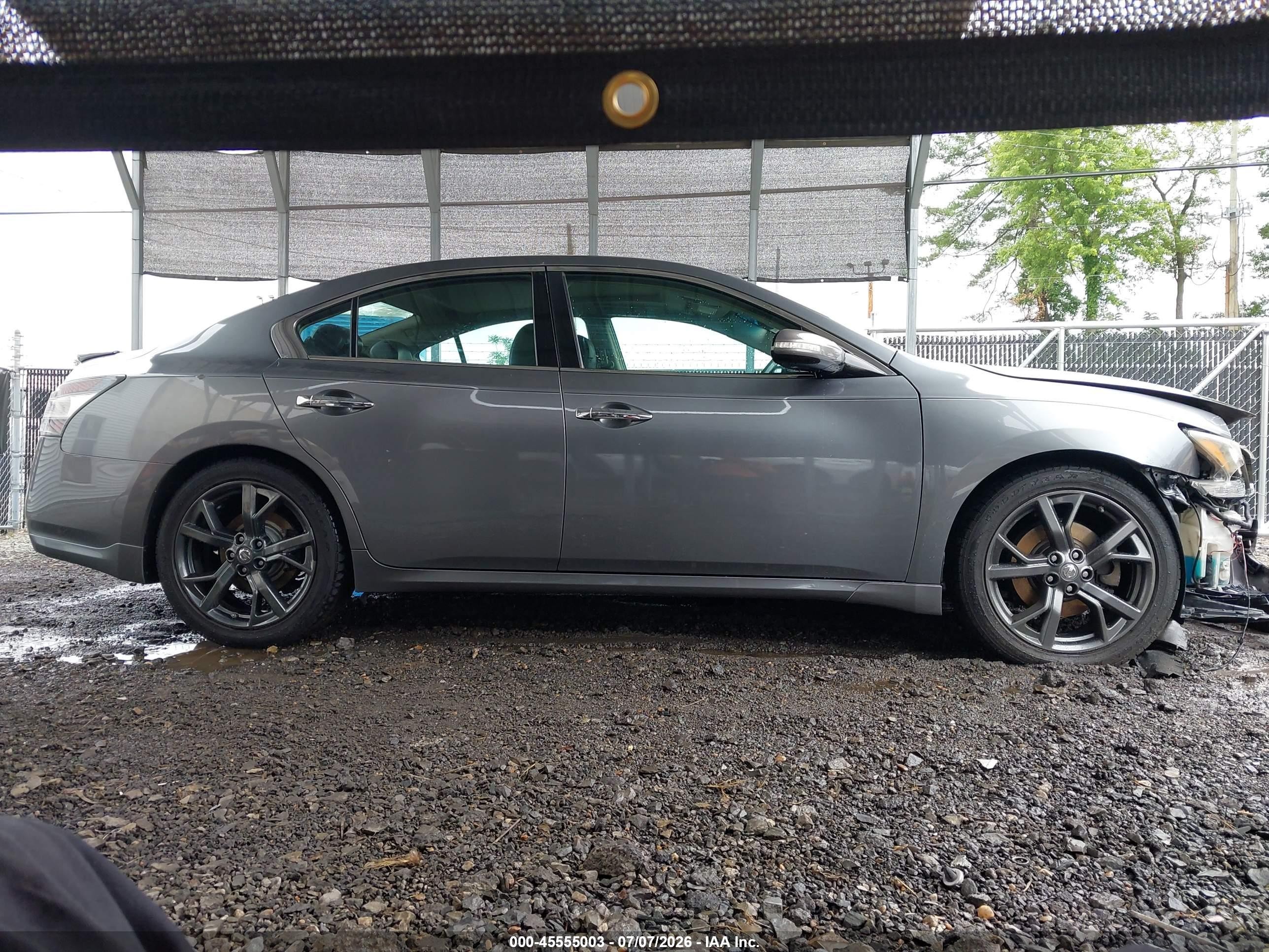 2014 Nissan Maxima 3.5 Sv Gray vin: 1N4AA5AP4EC483787