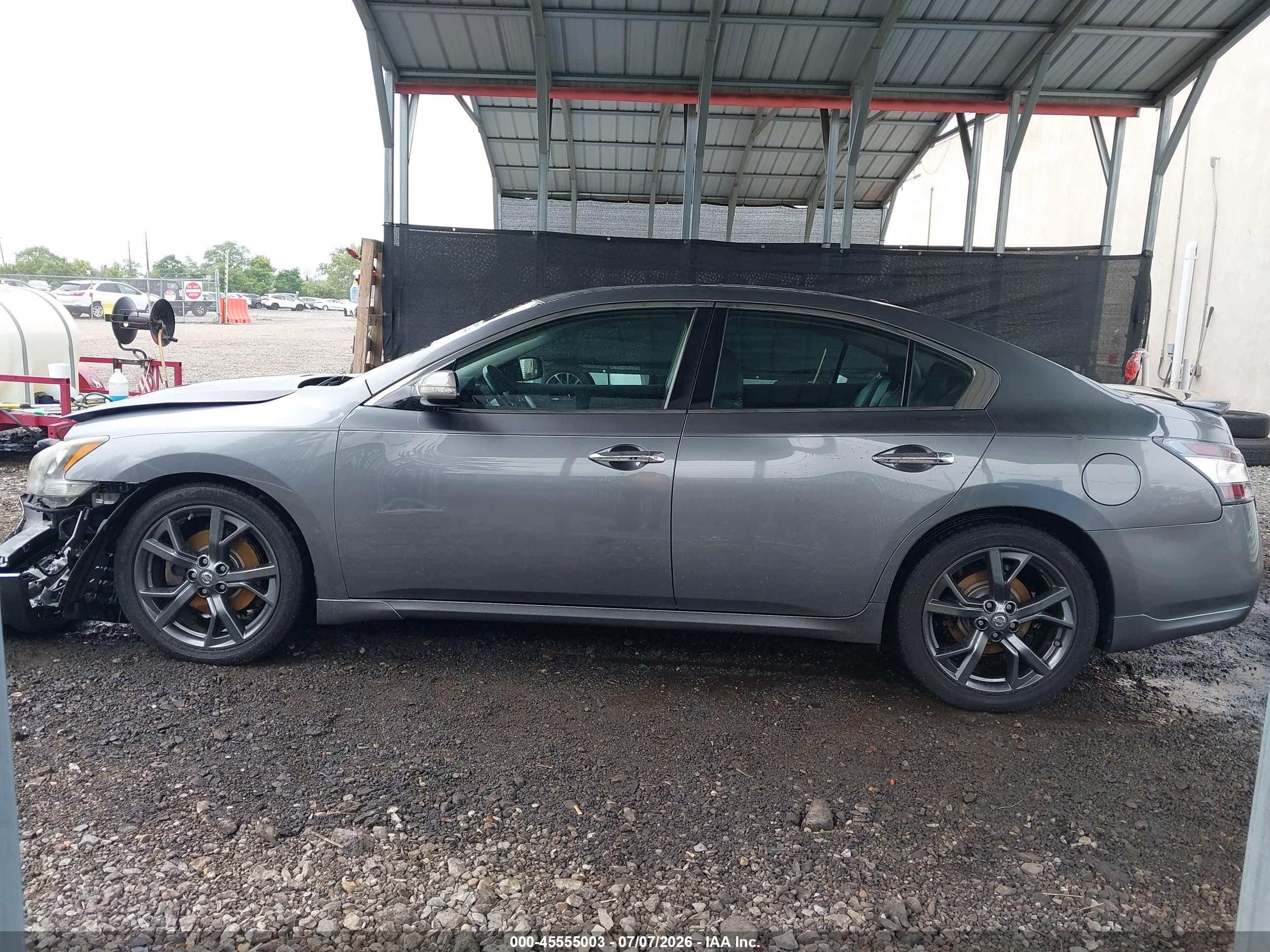 2014 Nissan Maxima 3.5 Sv Gray vin: 1N4AA5AP4EC483787