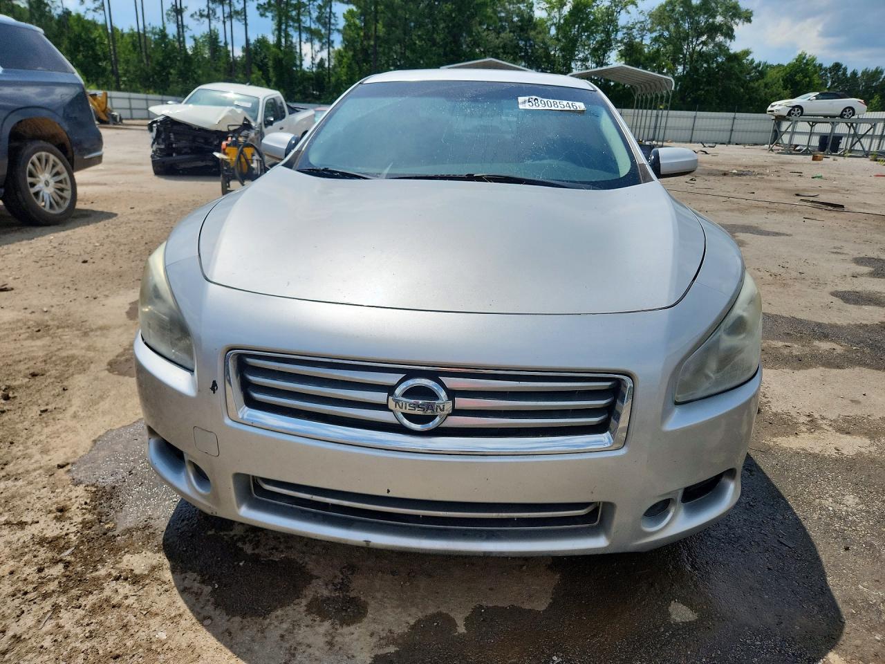 2014 Nissan Maxima 3.5 S Silver vin: 1N4AA5AP4EC485958