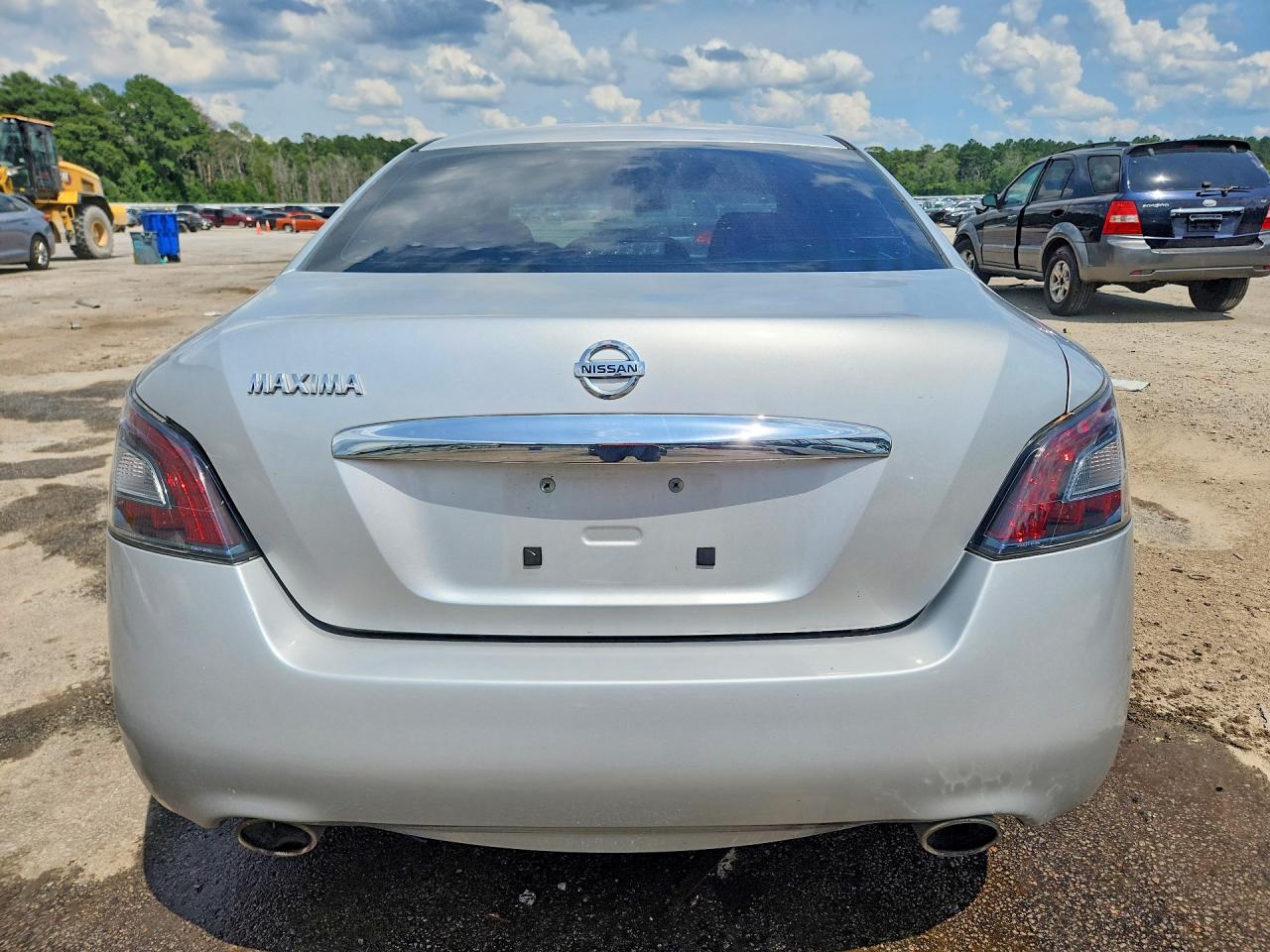 2014 Nissan Maxima 3.5 S Silver vin: 1N4AA5AP4EC485958