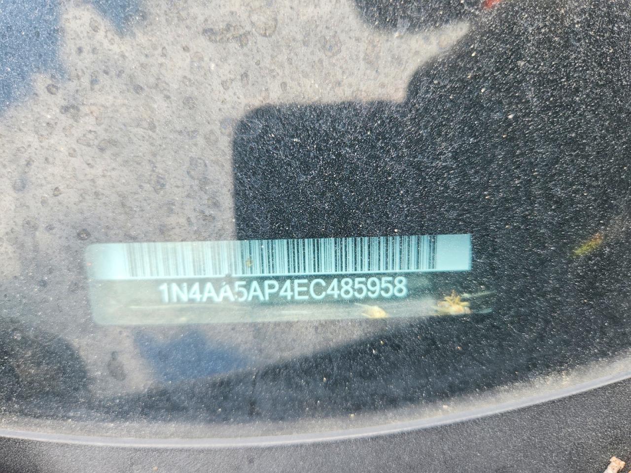 2014 Nissan Maxima 3.5 S Silver vin: 1N4AA5AP4EC485958