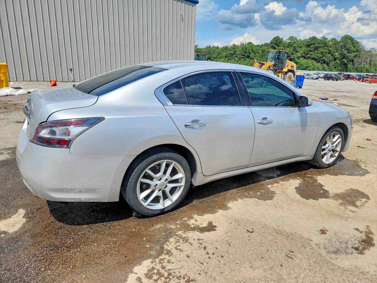 2014 Nissan Maxima 3.5 S Silver vin: 1N4AA5AP4EC485958