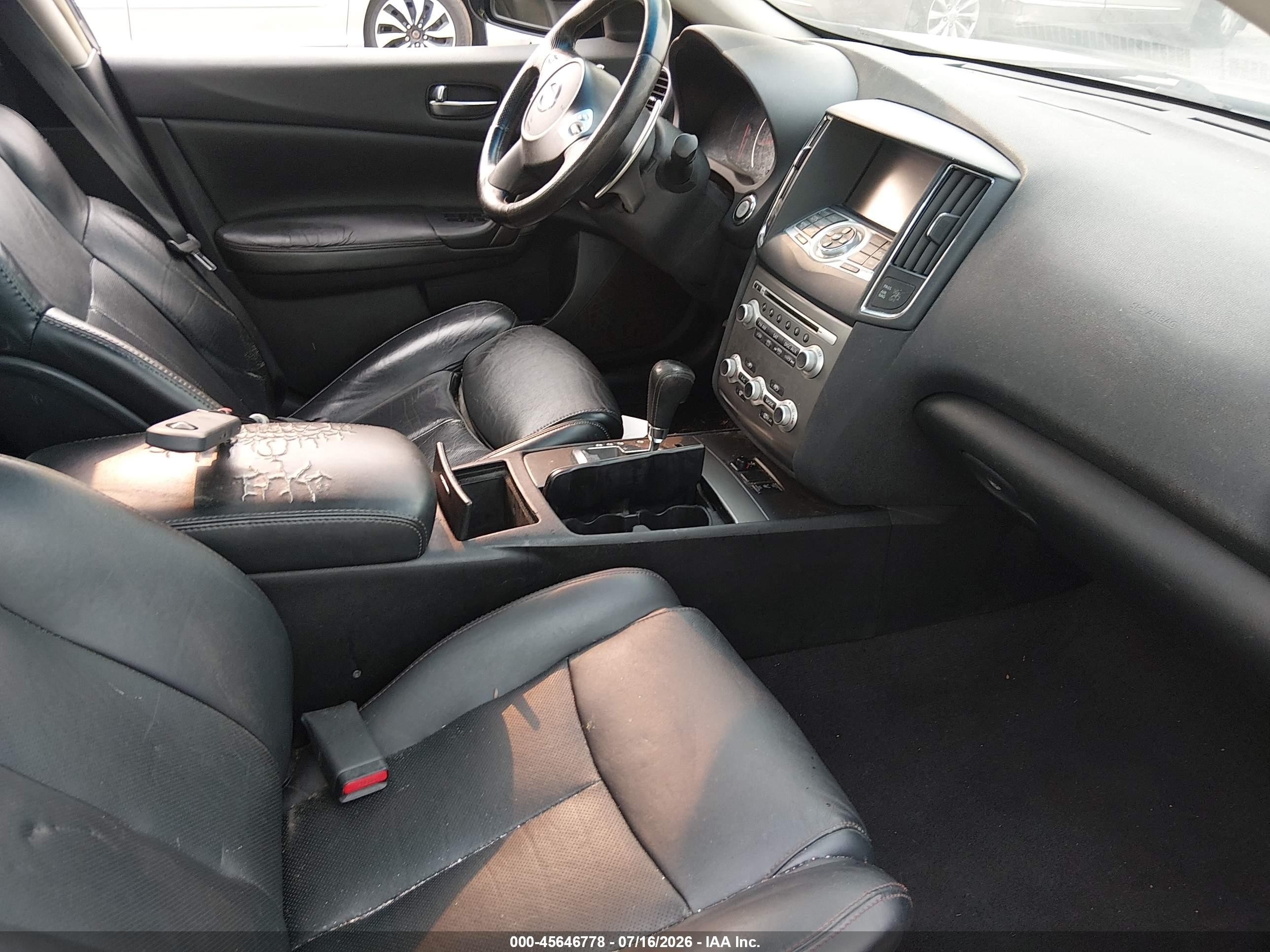 2014 Nissan Maxima 3.5 Sv Burgundy vin: 1N4AA5AP4EC486382