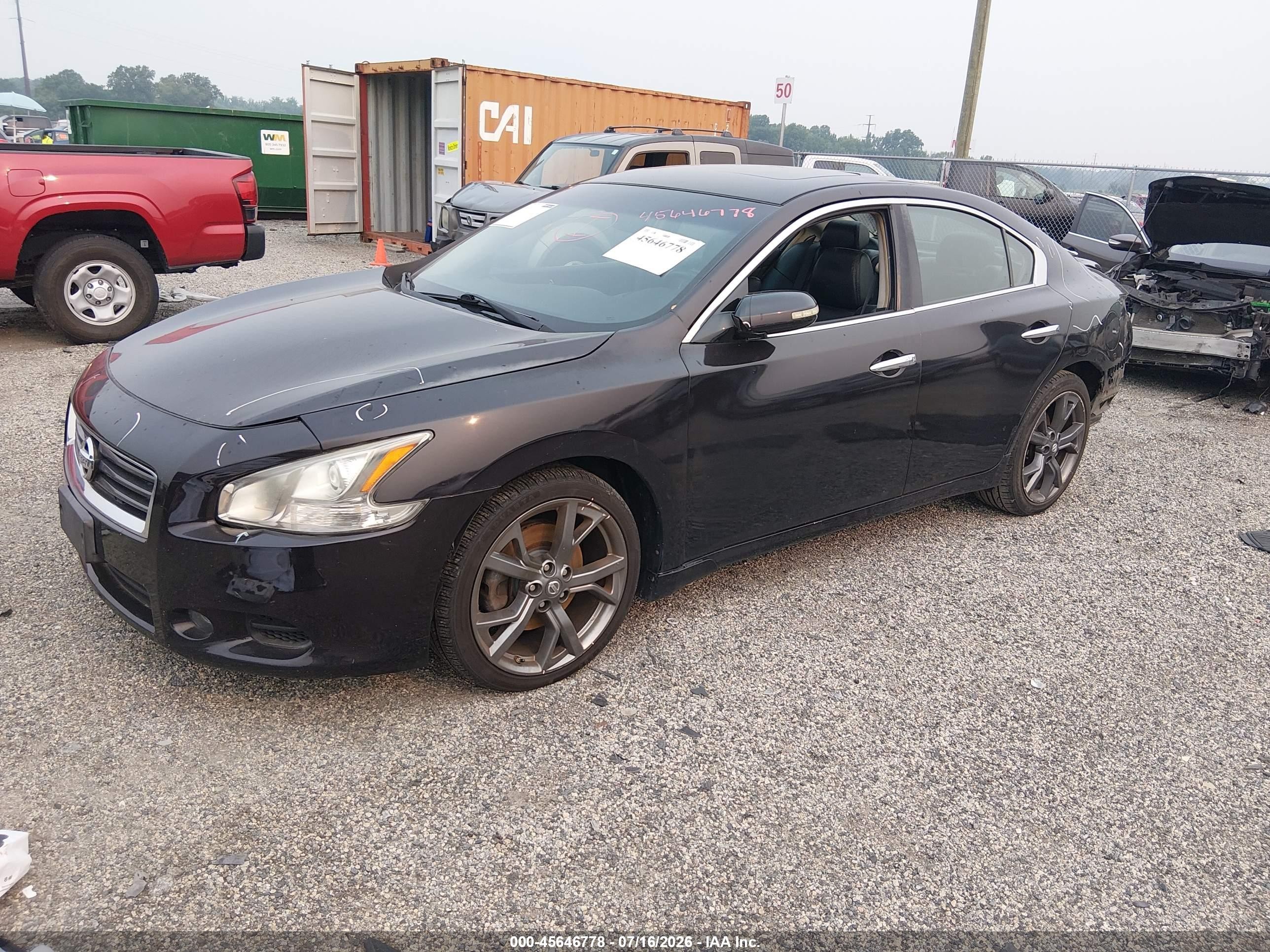 2014 Nissan Maxima 3.5 Sv Burgundy vin: 1N4AA5AP4EC486382