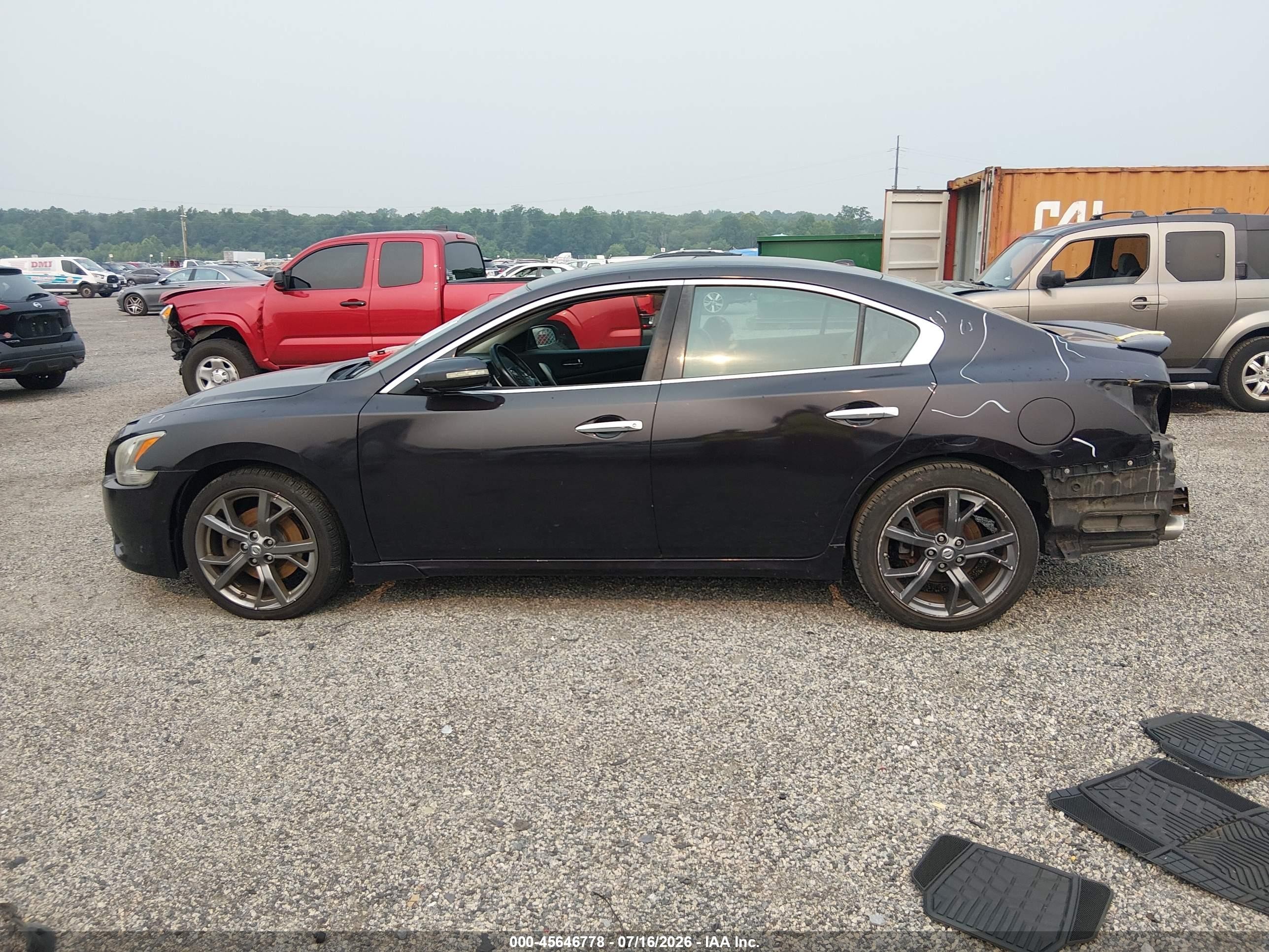 2014 Nissan Maxima 3.5 Sv Burgundy vin: 1N4AA5AP4EC486382