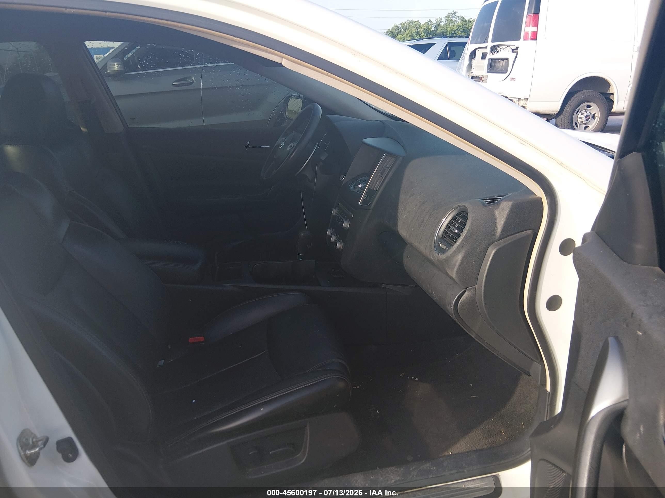 2014 Nissan Maxima 3.5 Sv White vin: 1N4AA5AP4EC487094