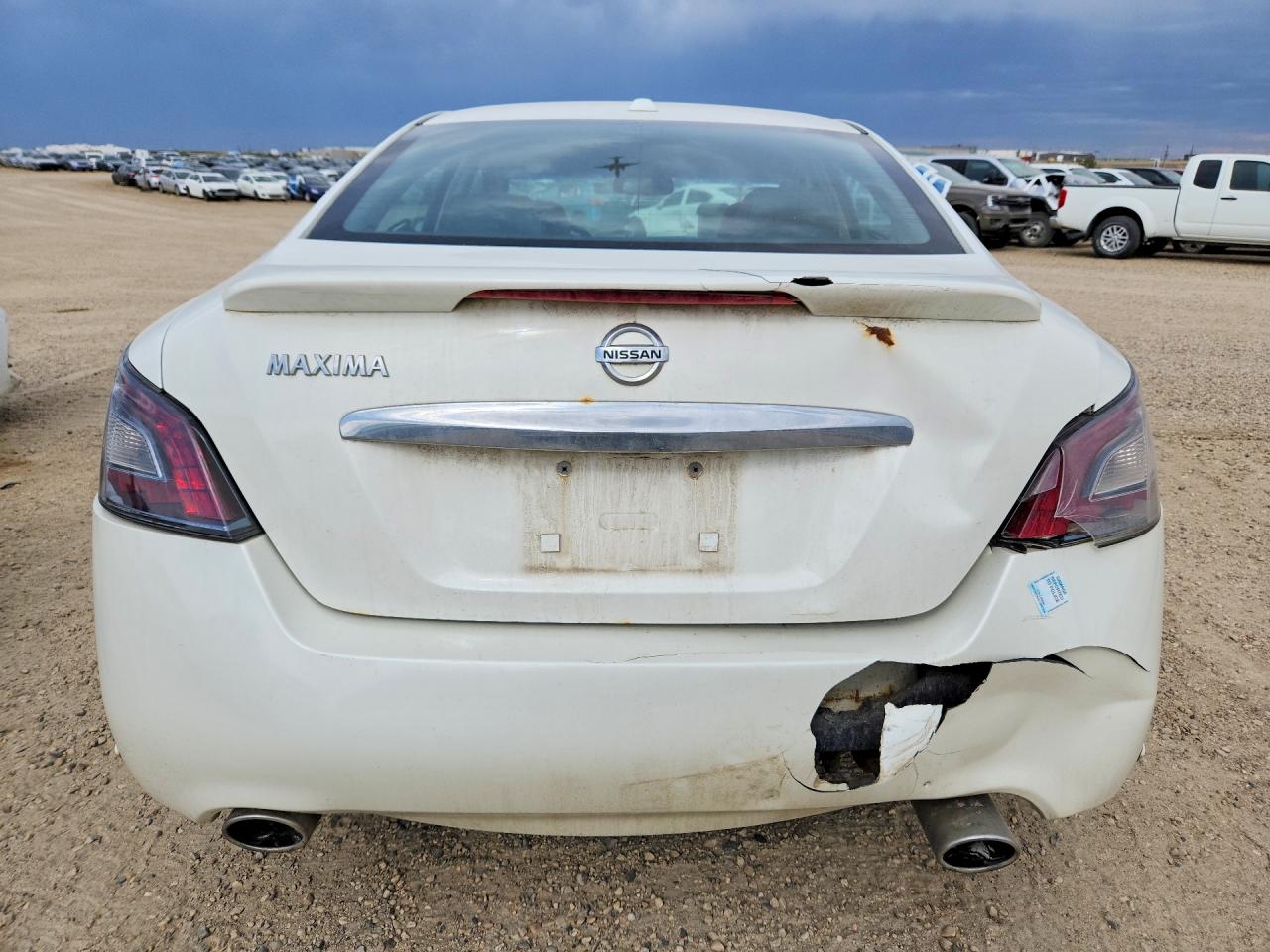2014 Nissan Maxima 3.5 S White vin: 1N4AA5AP4EC491095