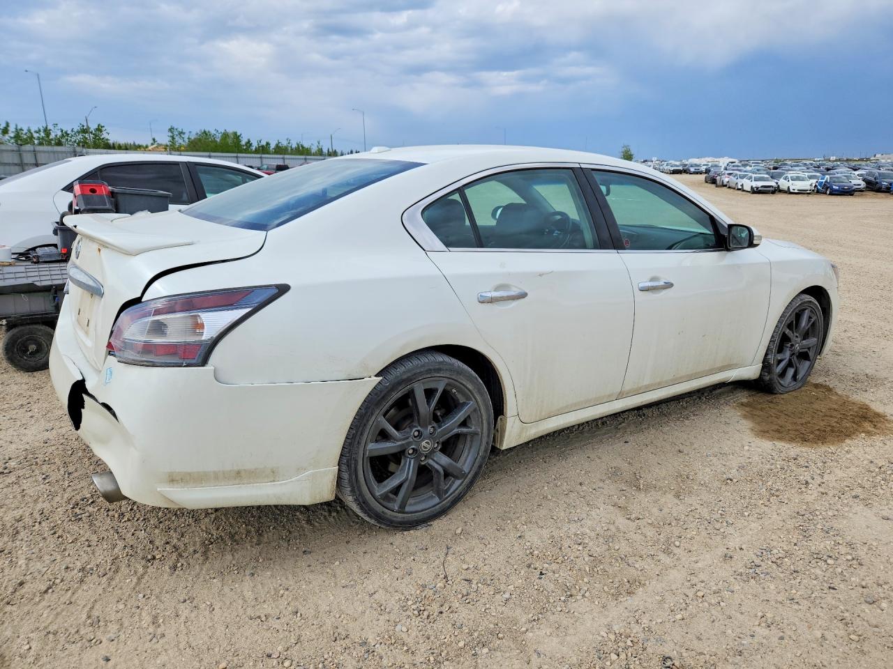 2014 Nissan Maxima 3.5 S White vin: 1N4AA5AP4EC491095
