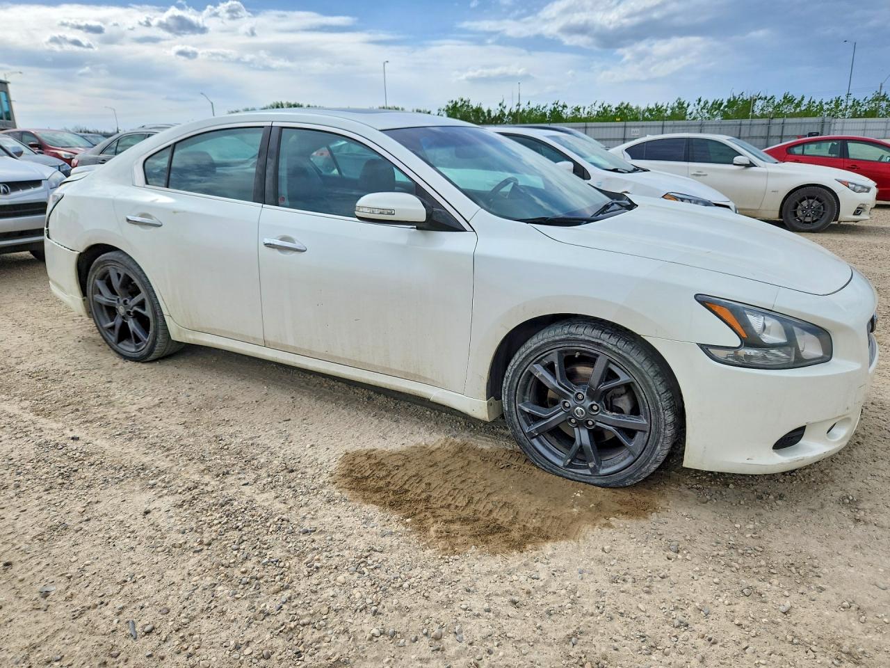 2014 Nissan Maxima 3.5 S White vin: 1N4AA5AP4EC491095
