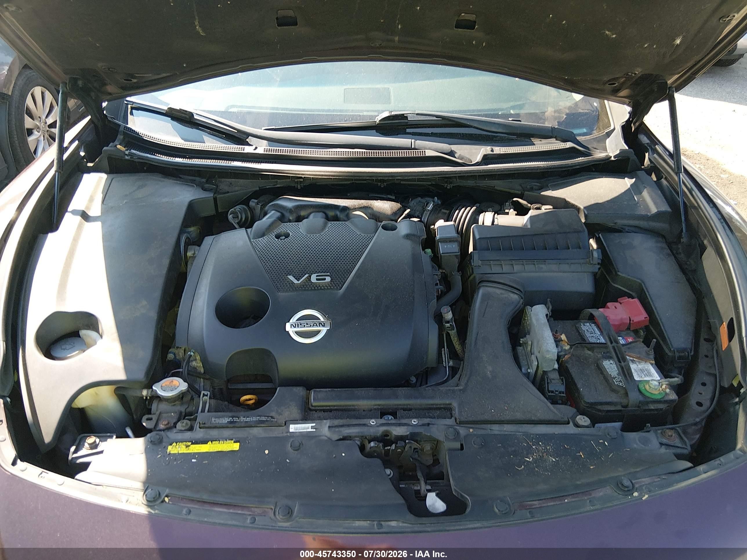 2014 Nissan Maxima 3.5 Sv Фиолетовый vin: 1N4AA5AP4EC495129
