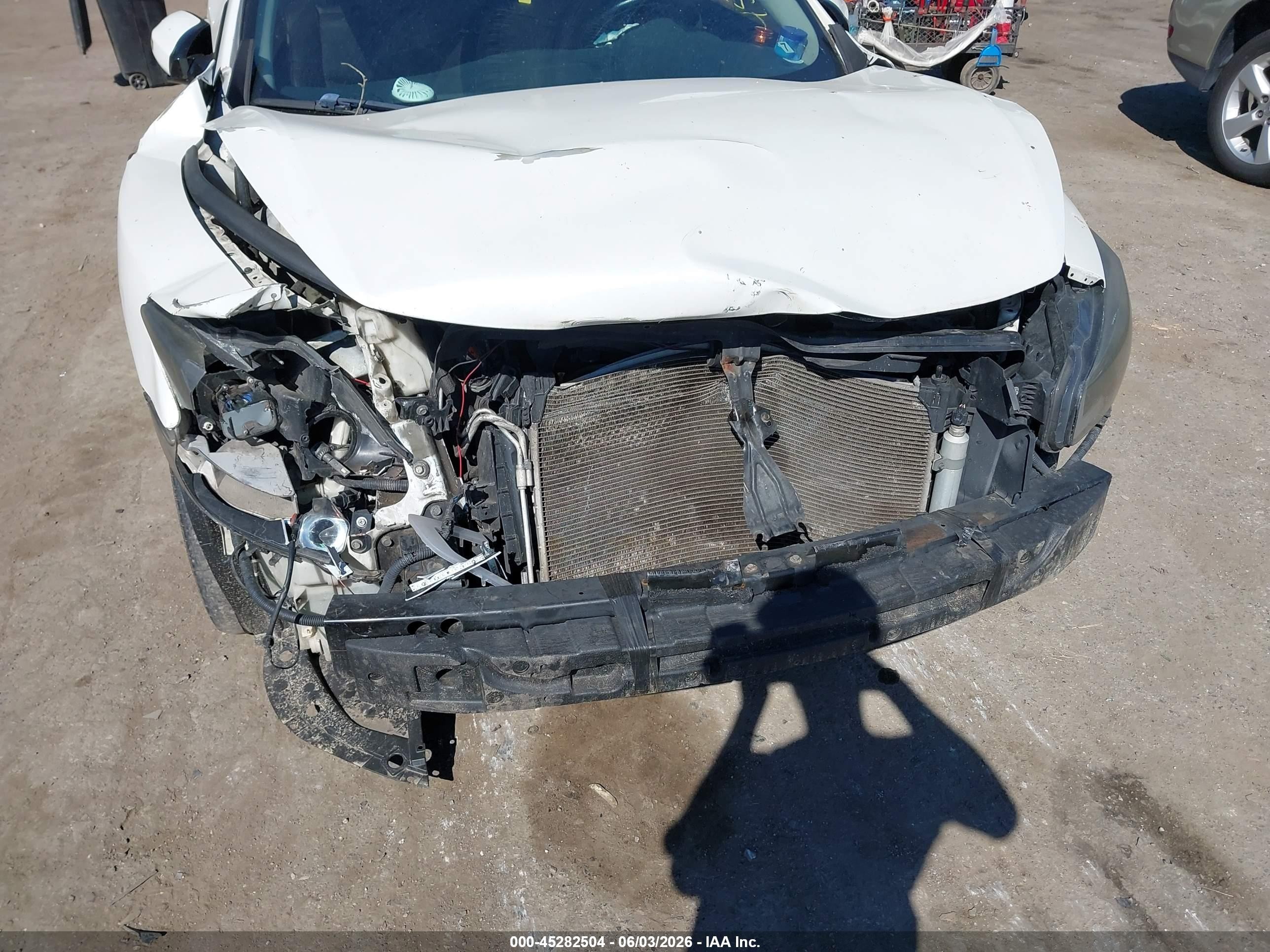 2014 Nissan Maxima 3.5 Sv White vin: 1N4AA5AP4EC497043