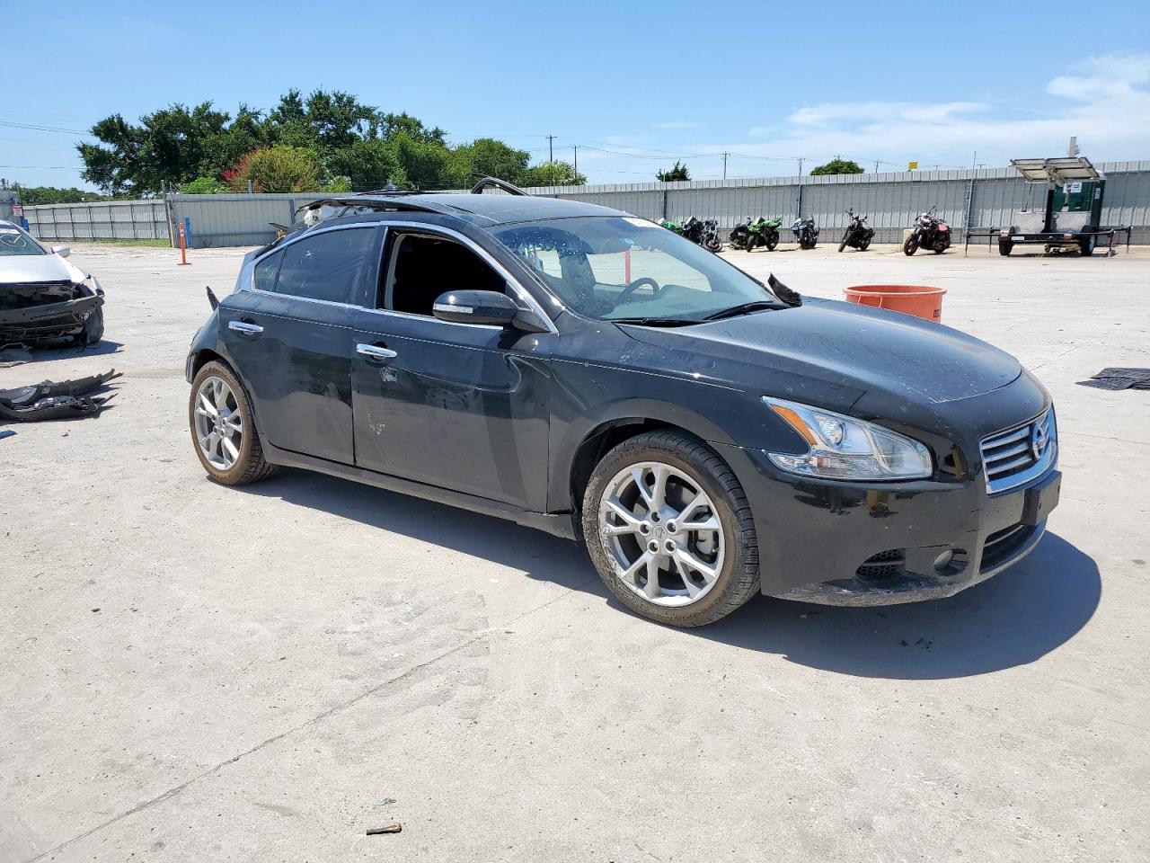 2014 Nissan Maxima Black vin: 1N4AA5AP4EC909364