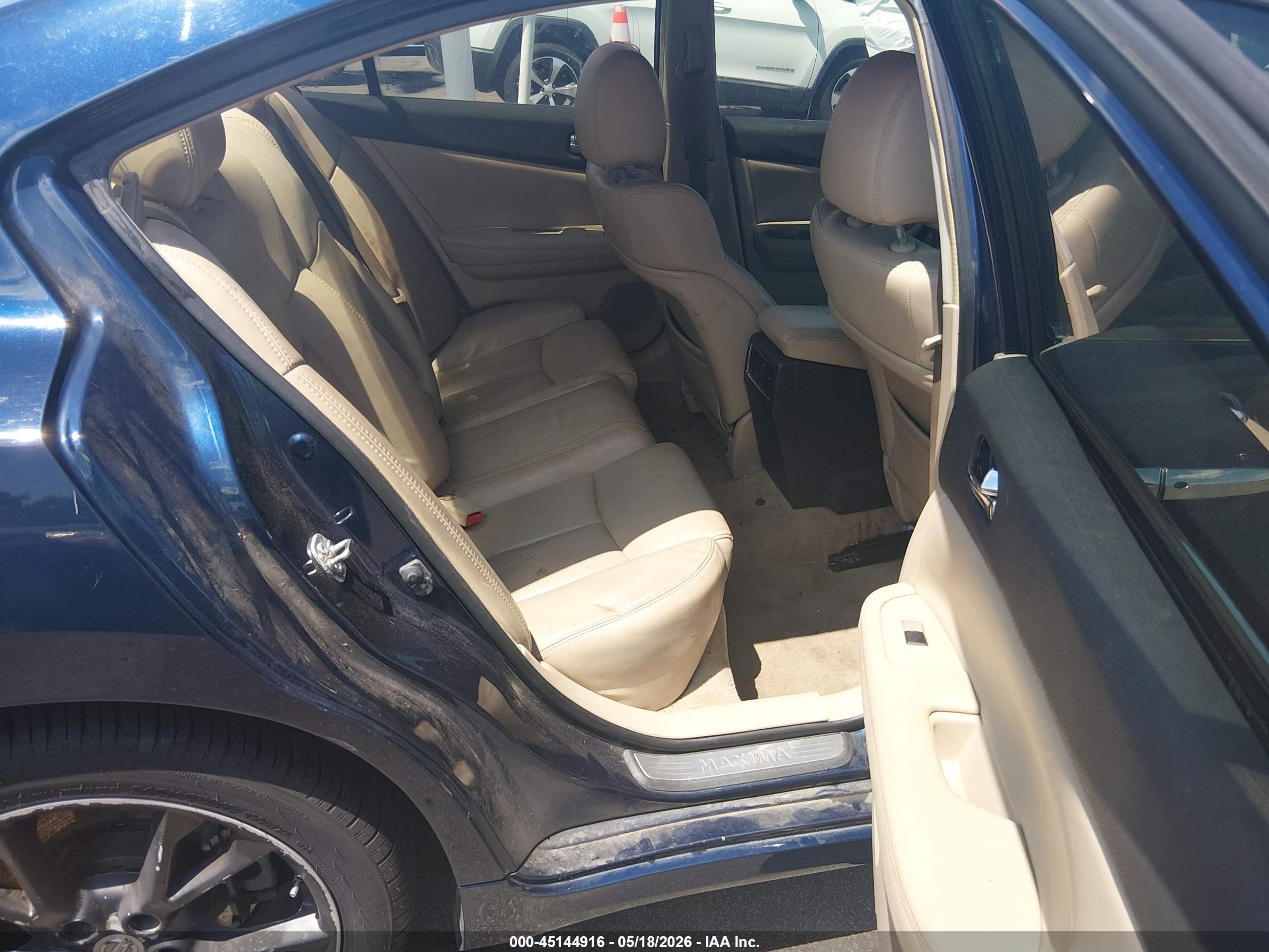 2014 Nissan Maxima 3.5 Sv Blue vin: 1N4AA5AP4EC911776