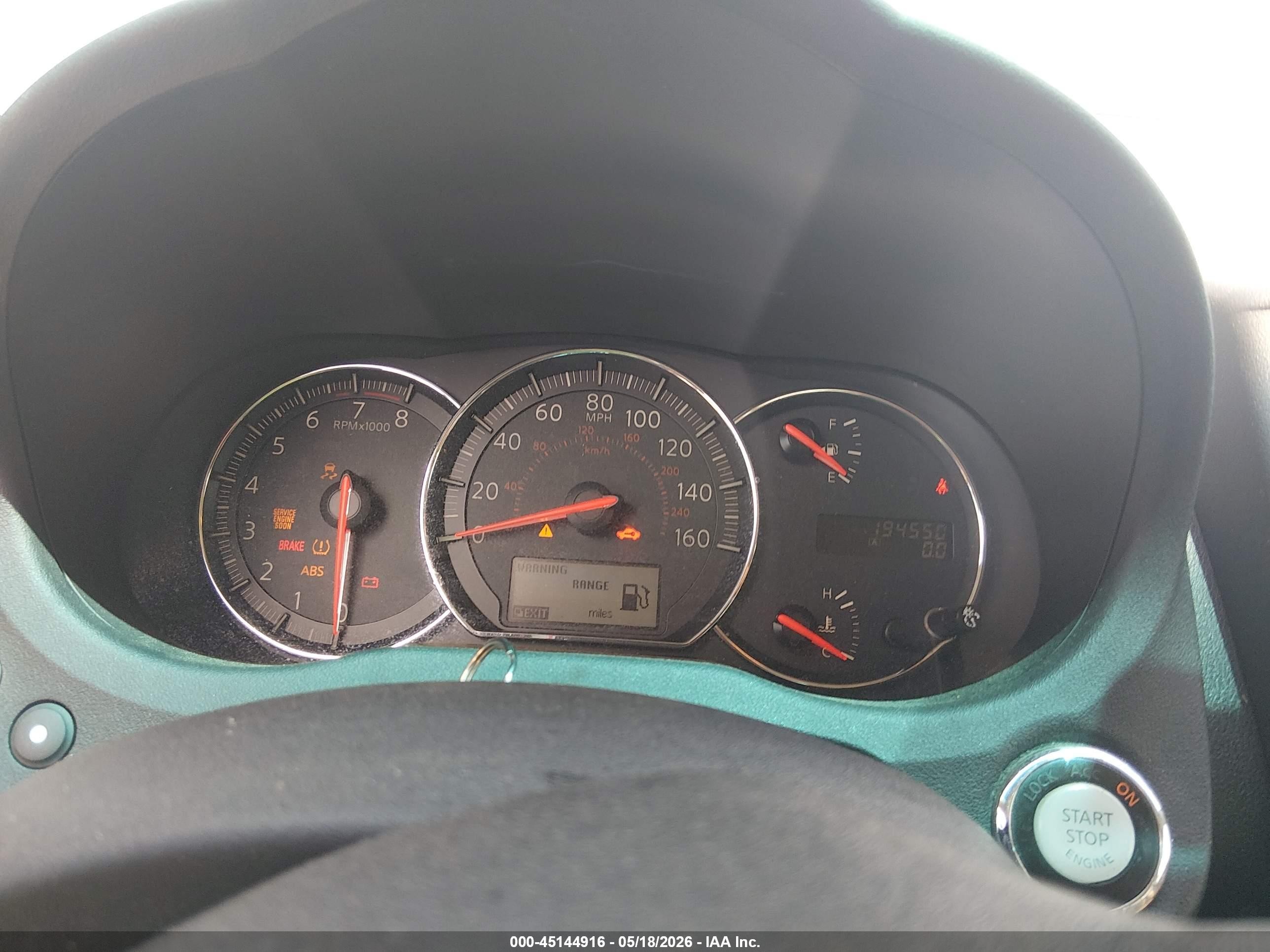 2014 Nissan Maxima 3.5 Sv Blue vin: 1N4AA5AP4EC911776