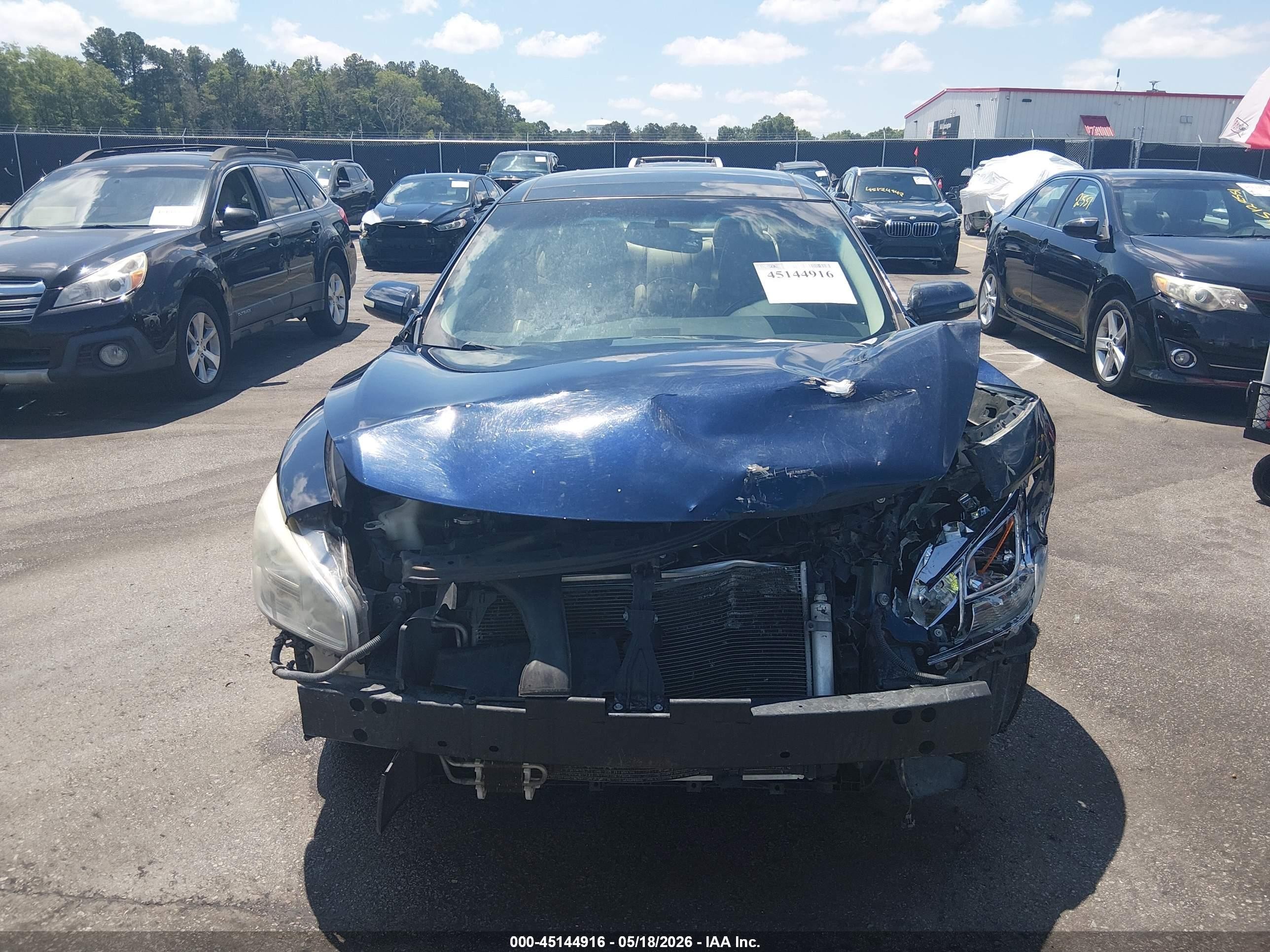 2014 Nissan Maxima 3.5 Sv Blue vin: 1N4AA5AP4EC911776