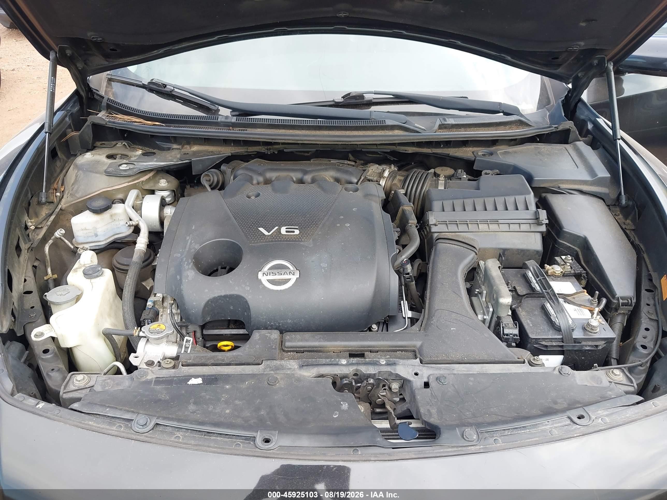 2014 Nissan Maxima S/sv Black vin: 1N4AA5AP4EC914175