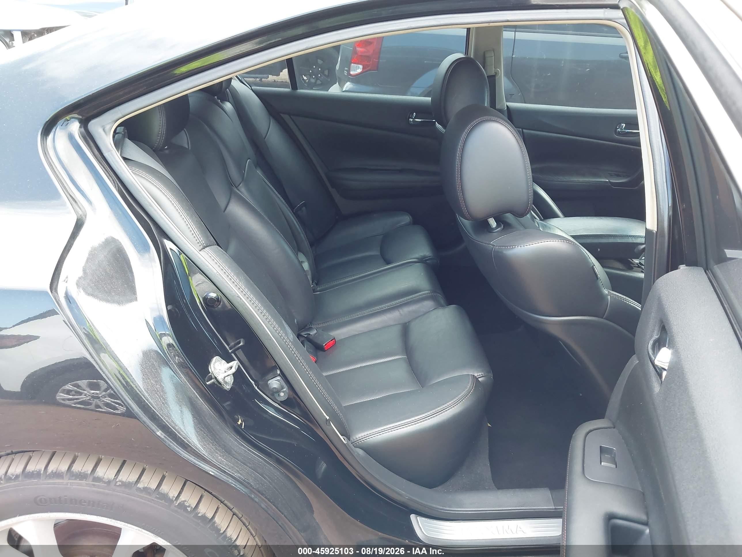 2014 Nissan Maxima S/sv Black vin: 1N4AA5AP4EC914175